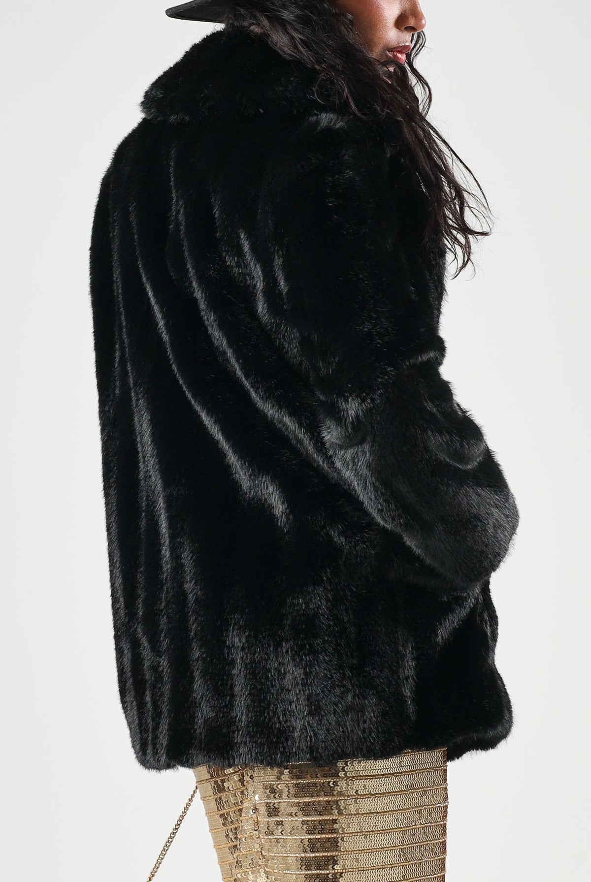 MAX MARA STUDIO Pelliccia SHORTY nero intenso da donna a pelo corto 2626456022600 002 MAX MARA STUDIO