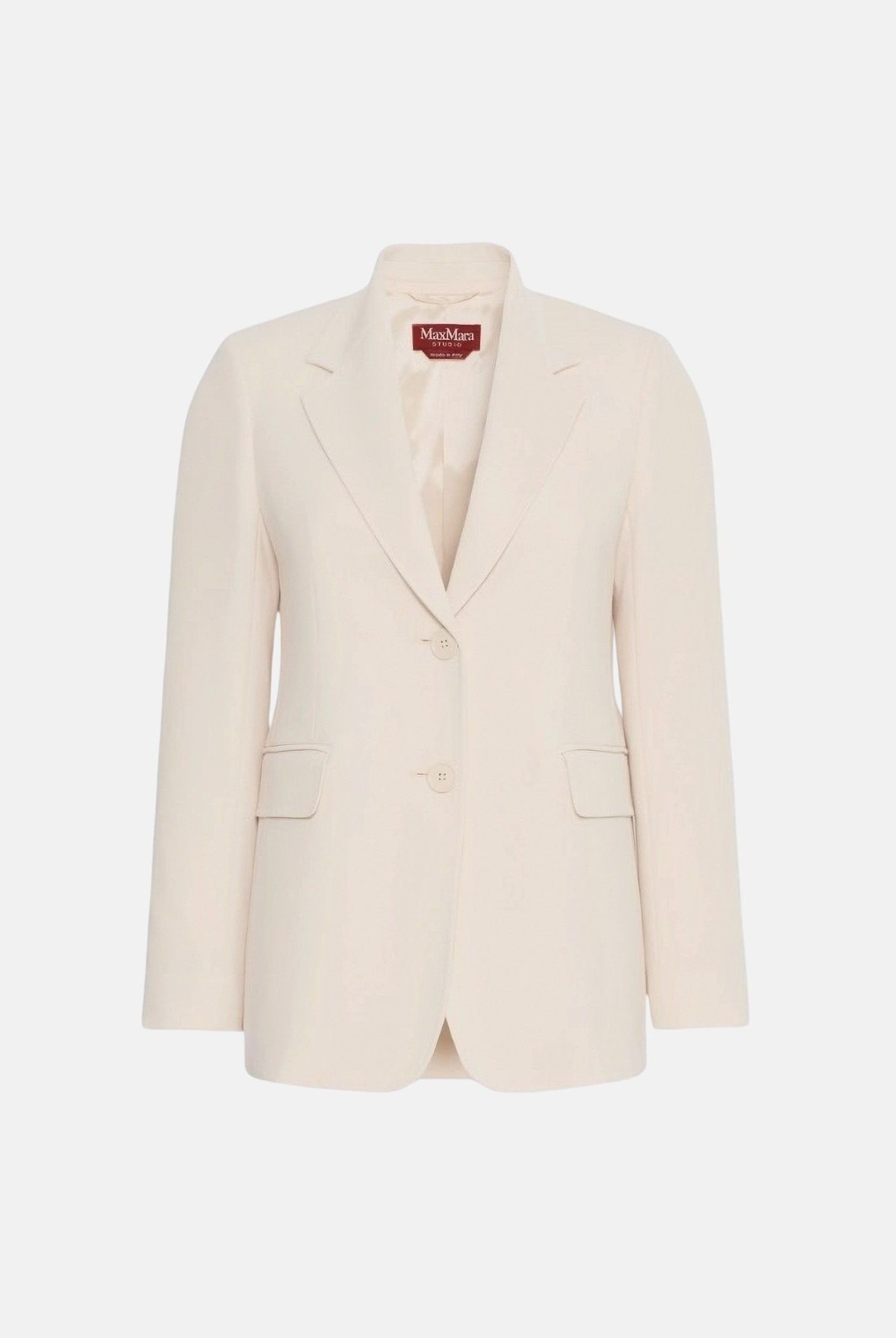 MAX MARA Blazer LINZ monopetto, bianco naturale--beige da donna 2626046055600 052 MAX MARA