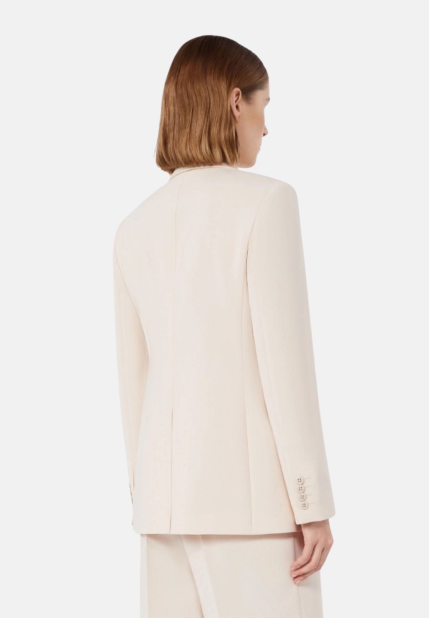 MAX MARA Blazer LINZ monopetto, bianco naturale--beige da donna 2626046055600 052 MAX MARA
