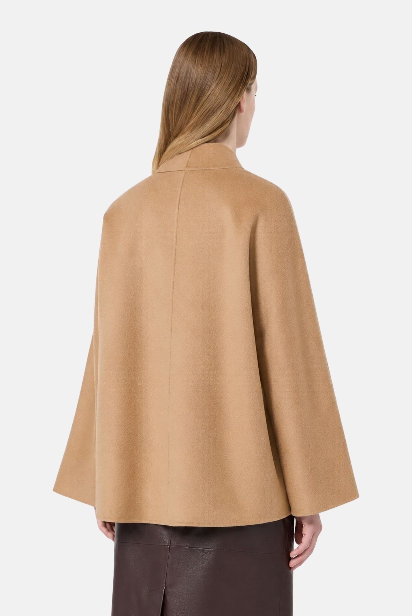 MAX MARA STUDIO Cappotto MSTFORTE cammello-beige da donna con cintura coordinata<BR/> 2626086031600 024 MAX MARA