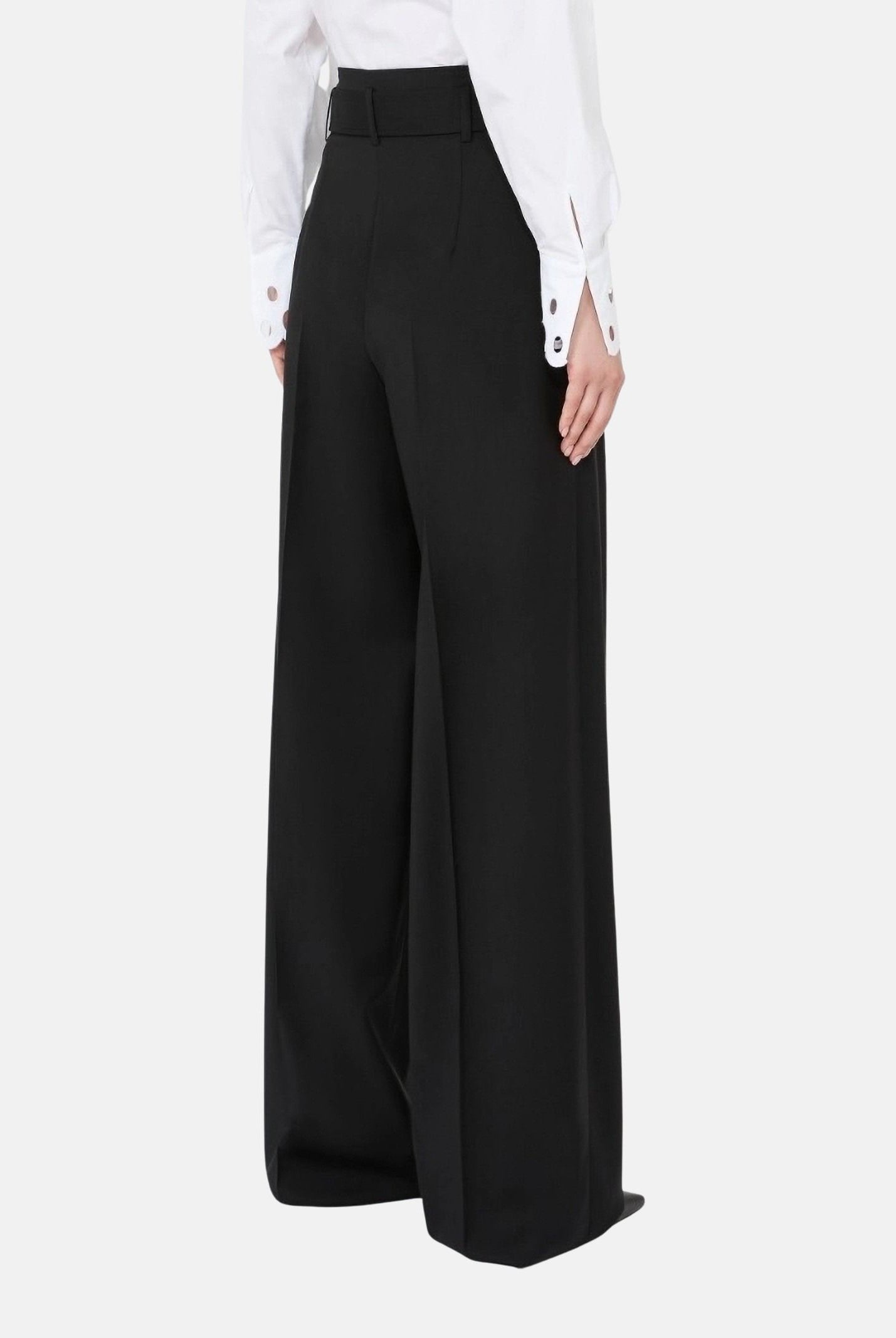 MAX MARA Pantalone MSTSERIO a vita alta nero da donna <BR/> 2626136021600 010 MAX MARA