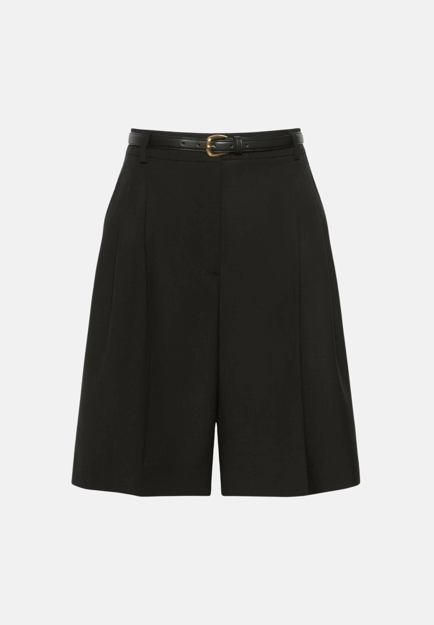 MAX MARA Bermuda MSTADORNO in tela nero da donna <BR/> 2626146021600 010 MAX MARA
