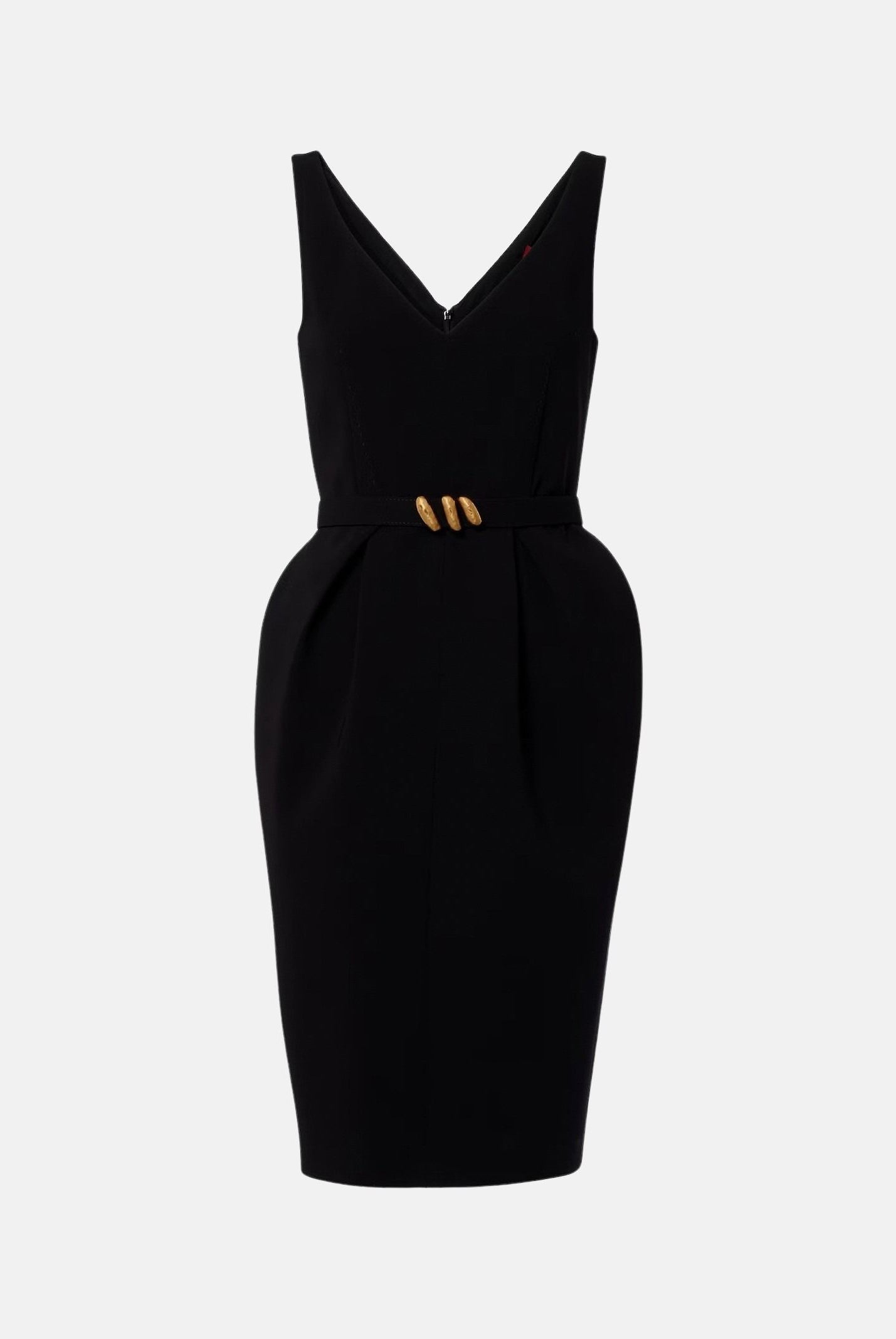 MAX MARA STUDIO Abito midi Mseulivo color Nero, nero, da donna. 2626226013600 001 MAX MARA