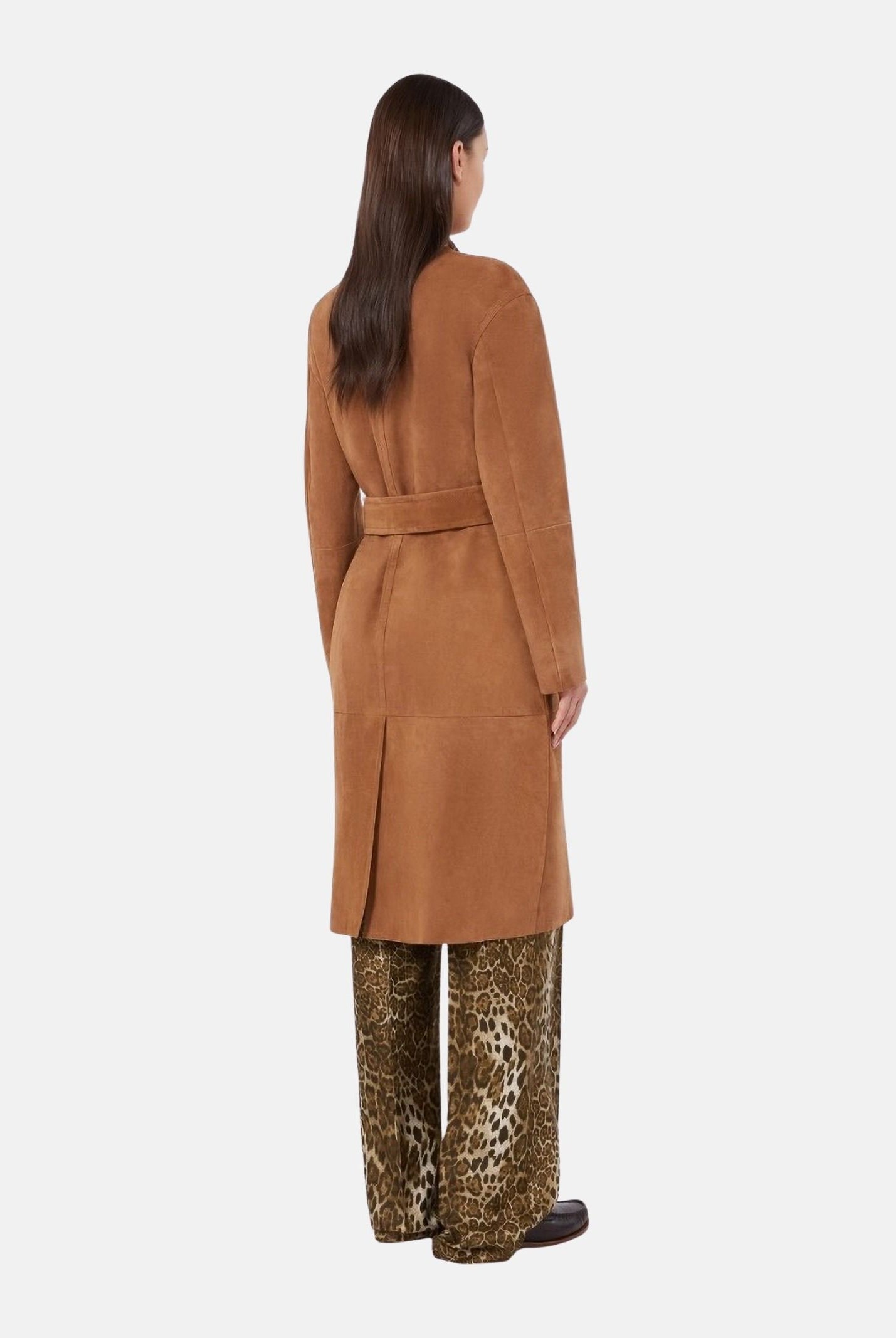 MAX MARA STUDIO Spoverino MSTPORTICI, -cammello/beige, da donna in pelle scamosciata<BR/> 2626476011600 002 MAX MARA