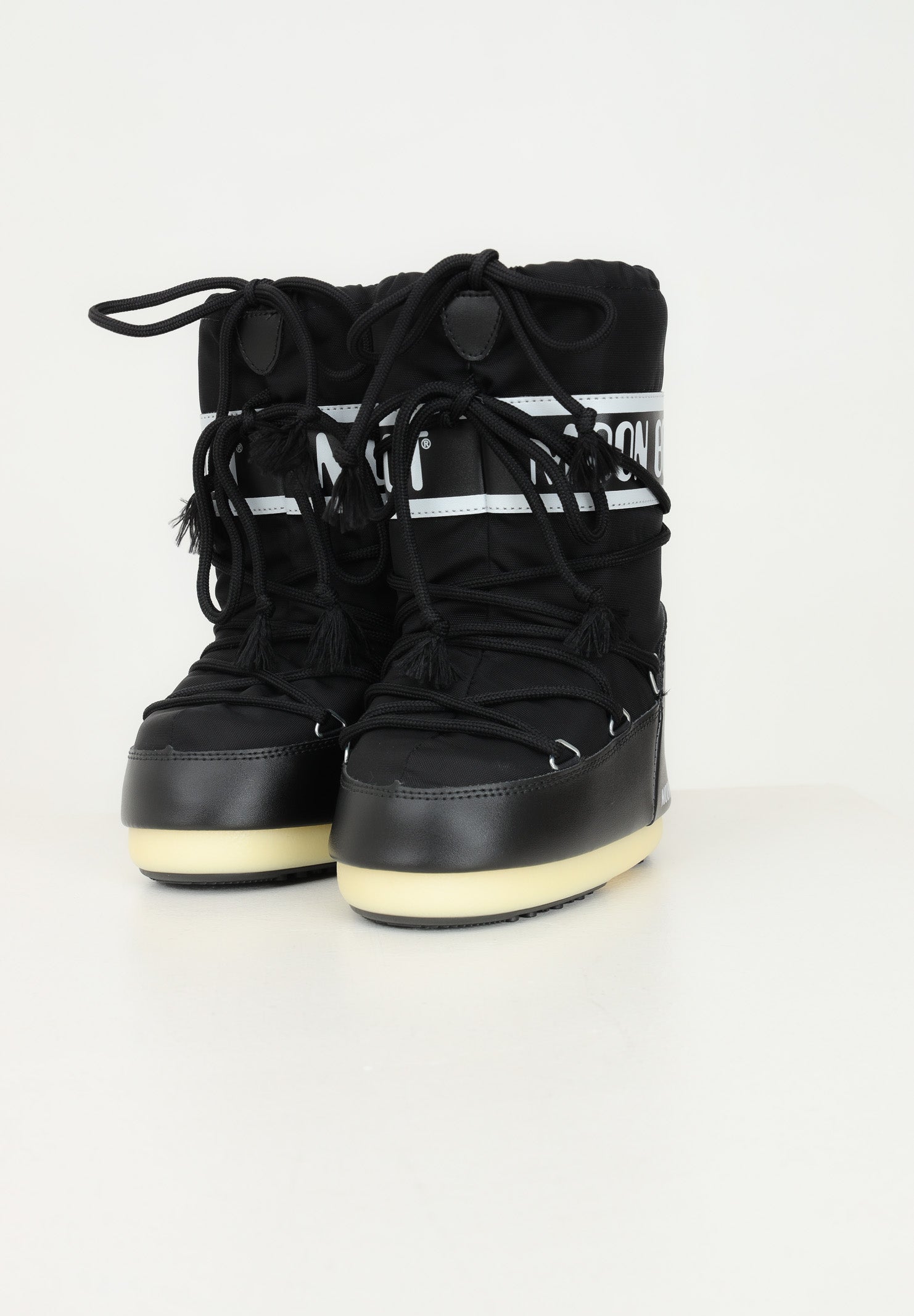 MOON BOOT Stivali da neve ICON nero per bambino e bambina 80D1400440K N001 MOON BOOT