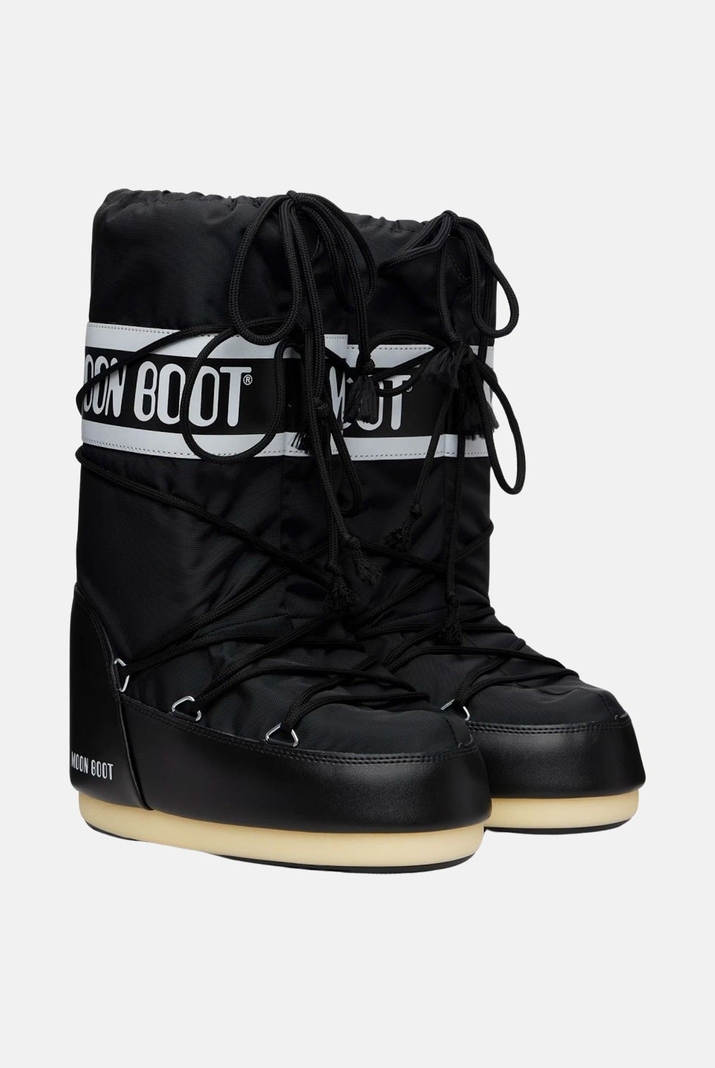 MOON BOOT Stivali da neve ICON nero per uomo e donna 80D1400440 N001 MOON BOOT