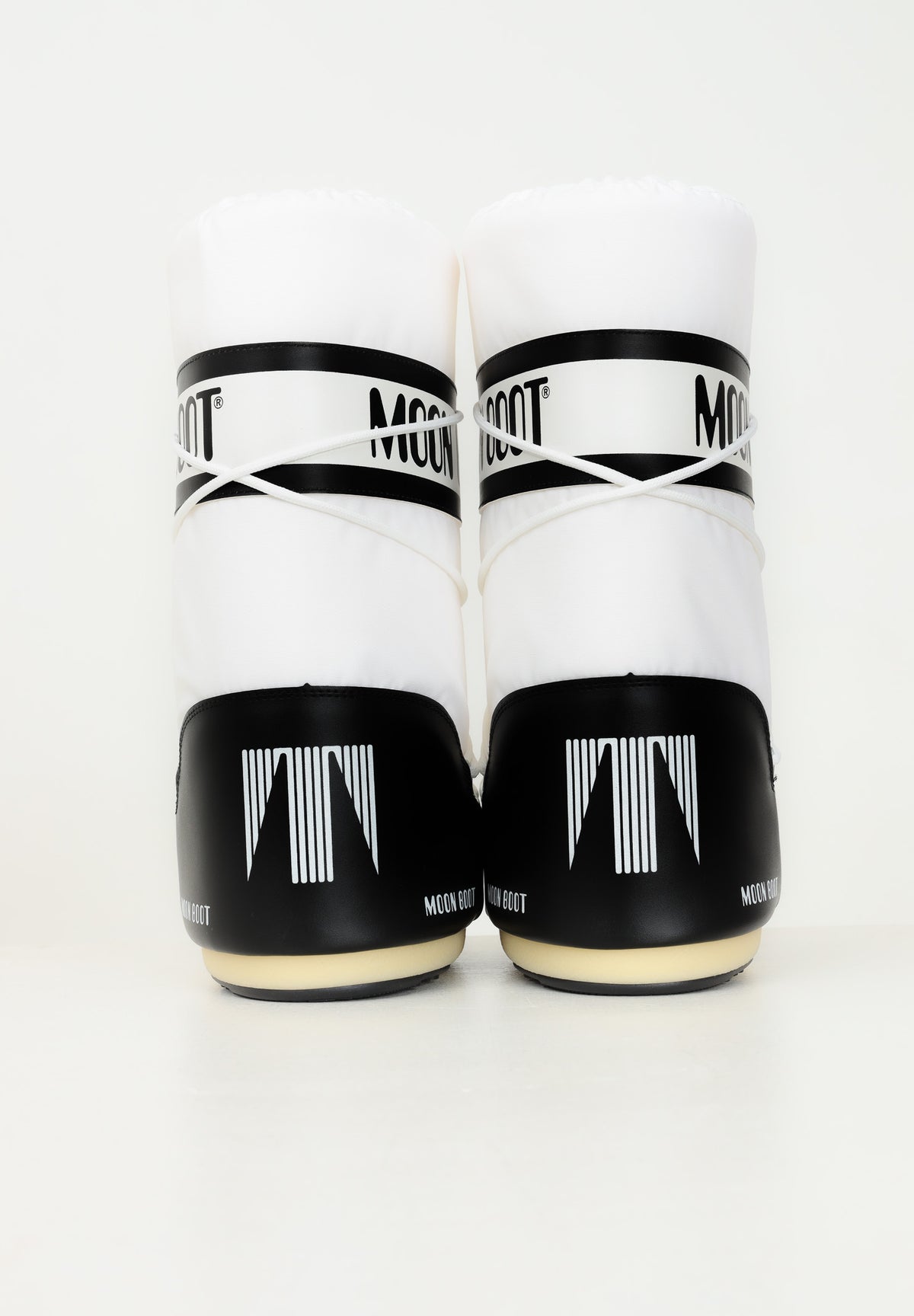 Stivali da neve ICON bianco e nero per uomo e donna 80D1400440 NA02 MOON BOOT