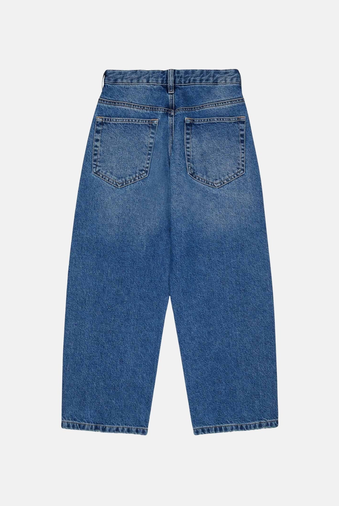 N°21 Jeans BOY'S FLARE blu-denim per donna, ragazzi e bambini con logo label frontale e gamba flare.<BR/> N210FBN0534 0N01 N21