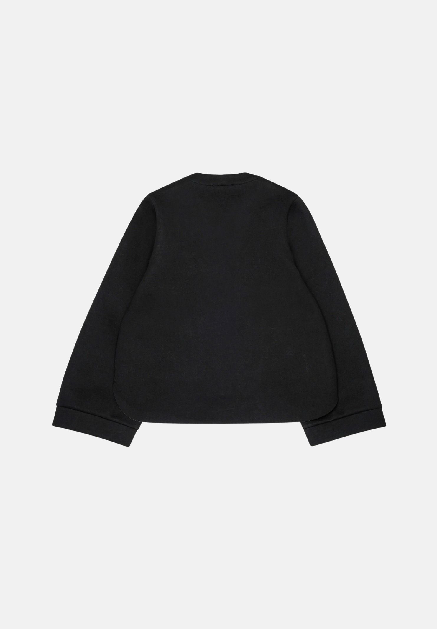 N°21 Cardigan LAYERED black azzurro per donna, ragazzi e bambini con logo patch frontale e fondo effetto sovrapposto a righe.<BR/> N210FGN0516 0N900 N21