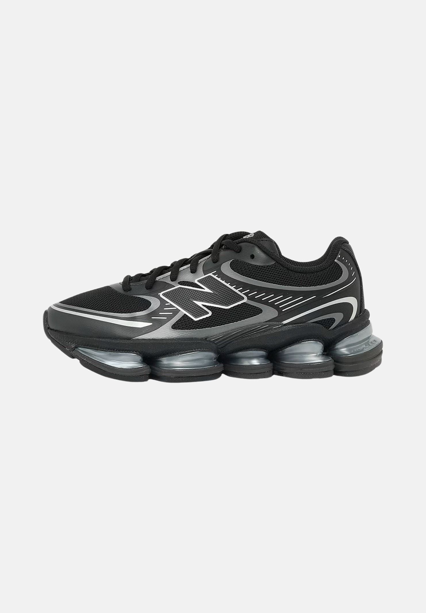 NEW BALANCE Sneakers 2000 LACE Black with Slate Grey, nero e grigio metallizzato per uomo e donna G20005H3 . NEW BALANCE