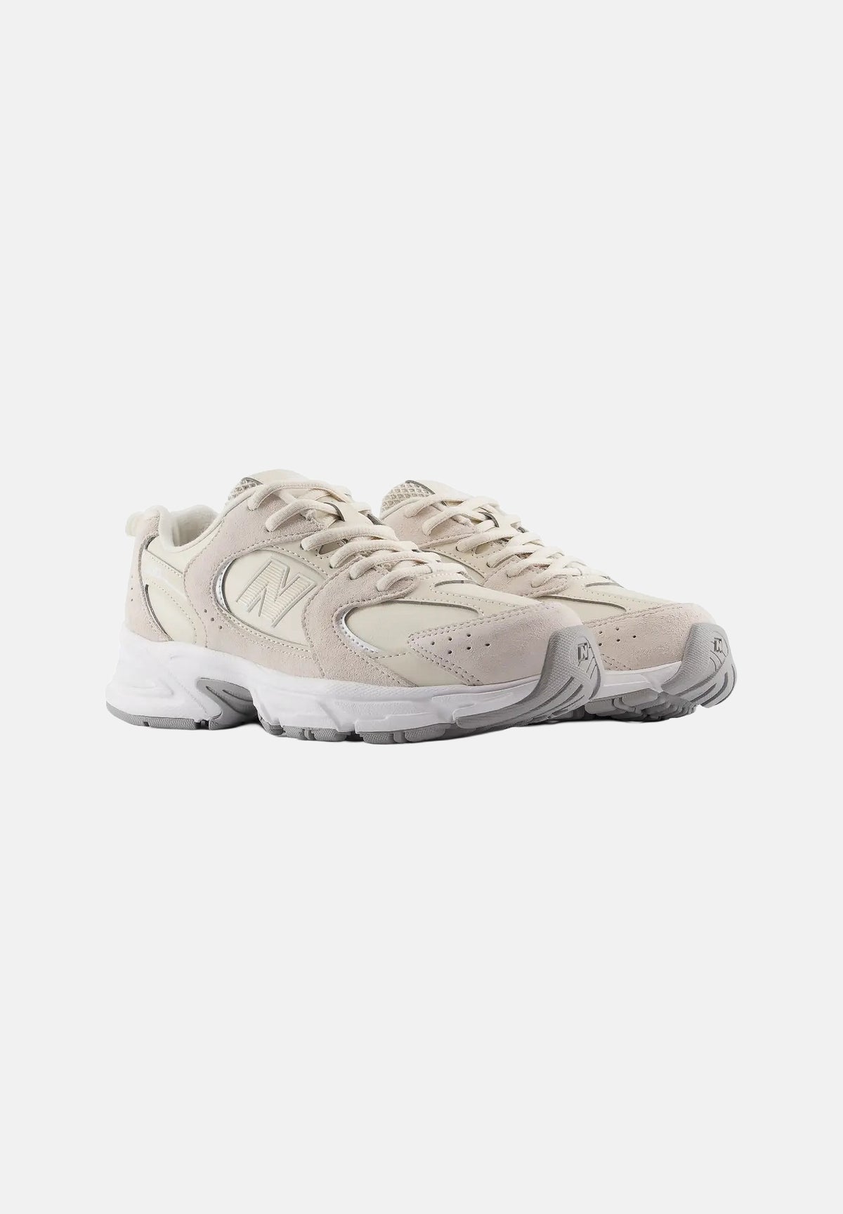 NEW BALANCE Sneakers 530 LEATHER beige e panna per uomo e donna<BR/> G5304V7 . NEW BALANCE