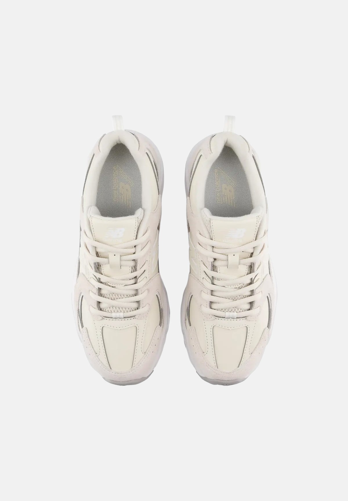 NEW BALANCE Sneakers 530 LEATHER beige e panna per uomo e donna<BR/> G5304V7 . NEW BALANCE