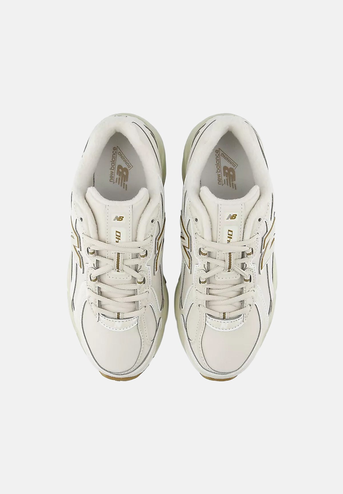 NEW BALANCE Sneakers 740 crema dettagli oro per uomo e donna G74051I . NEW BALANCE