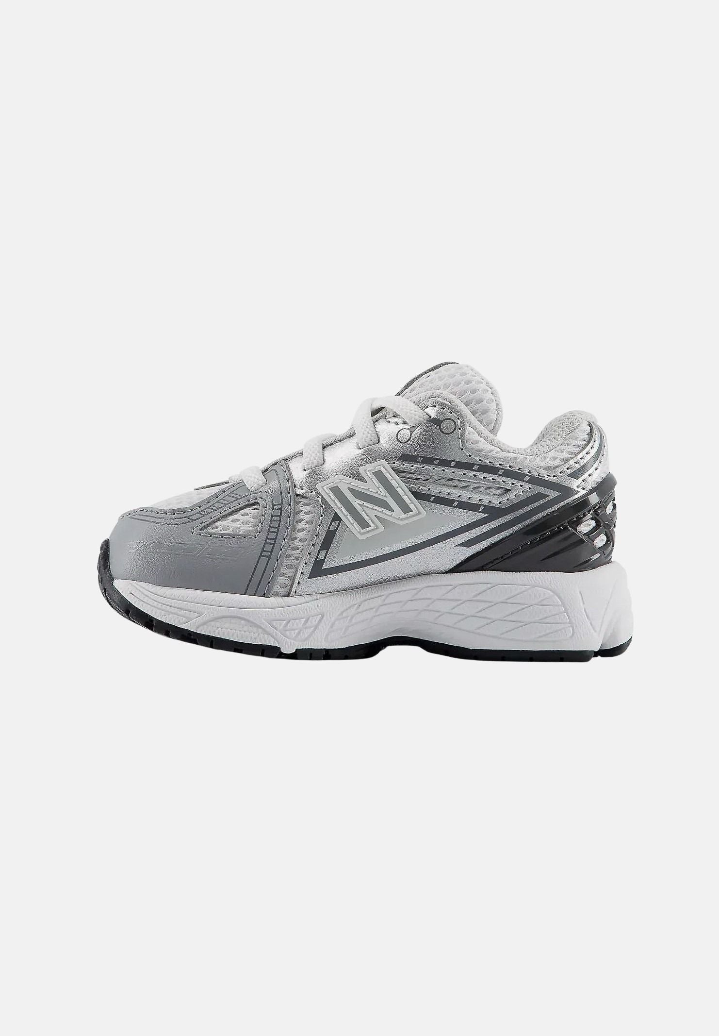 NEW BALANCE Sneakers 1906 BUNGEE LACE Castlerock with Grey Matter, grigio e argento, neonato. I1906137 . NEW BALANCE