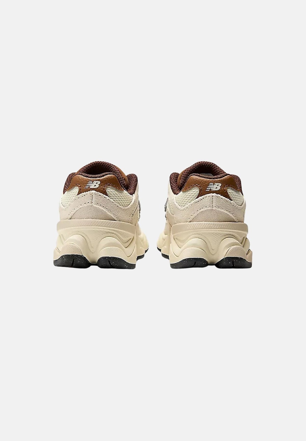 NEW BALANCE Sneakers 9060 BUNGEE crema e marrone da neonato I90602Y4 . NEW BALANCE