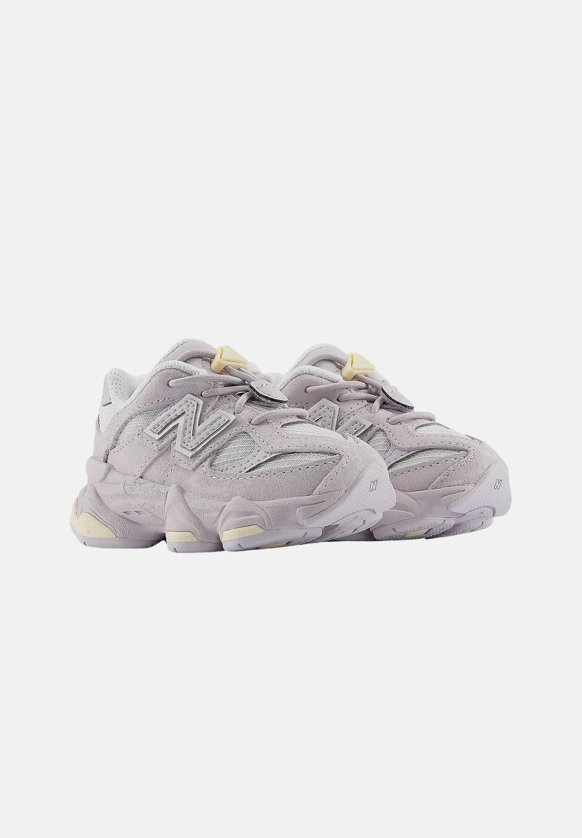 NEW BALANCE Sneakers 9060 BUNGEE Horizon Grey with Calcium, grigio chiaro e lilla, neonato. I90609WO . NEW BALANCE
