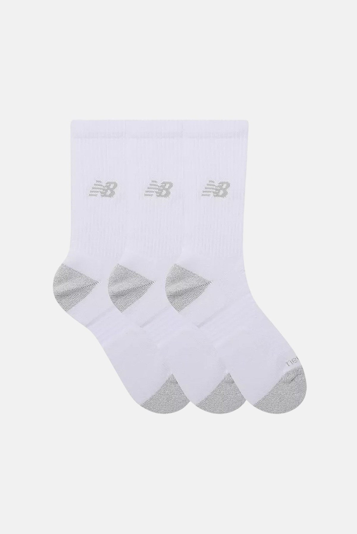 NEW BALANCE Calzini ACTIVE CREW SOCKS 3 PACK bianchi per uomo e donna LAS35203WT . NEW BALANCE