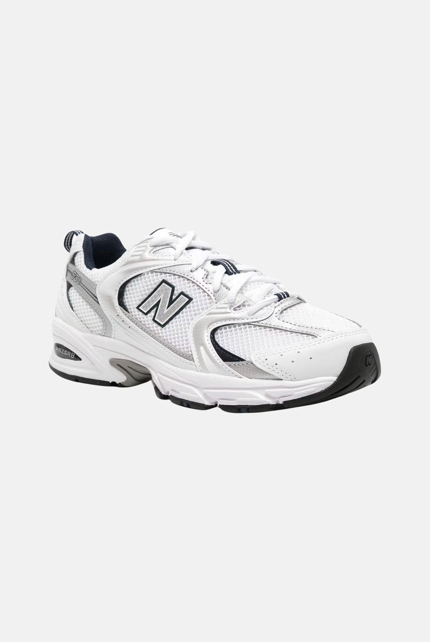 NEW BALANCE Sneakers 530 bianche da uomo e donna, con dettagli a contrasto. NBMR530SG . NEW BALANCE