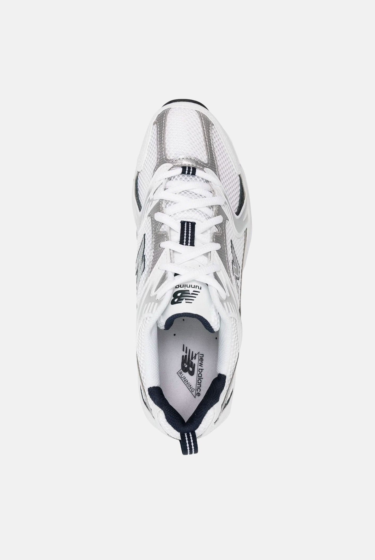 NEW BALANCE Sneakers 530 bianche da uomo e donna, con dettagli a contrasto. NBMR530SG . NEW BALANCE