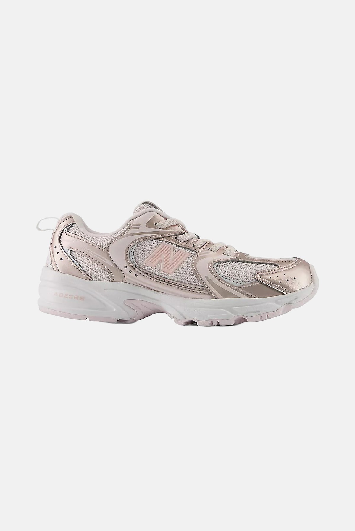 NEW BALANCE Sneakers 530 BUNGEE LACE rosa cipria da bambina P5302ZV . NEW BALANCE