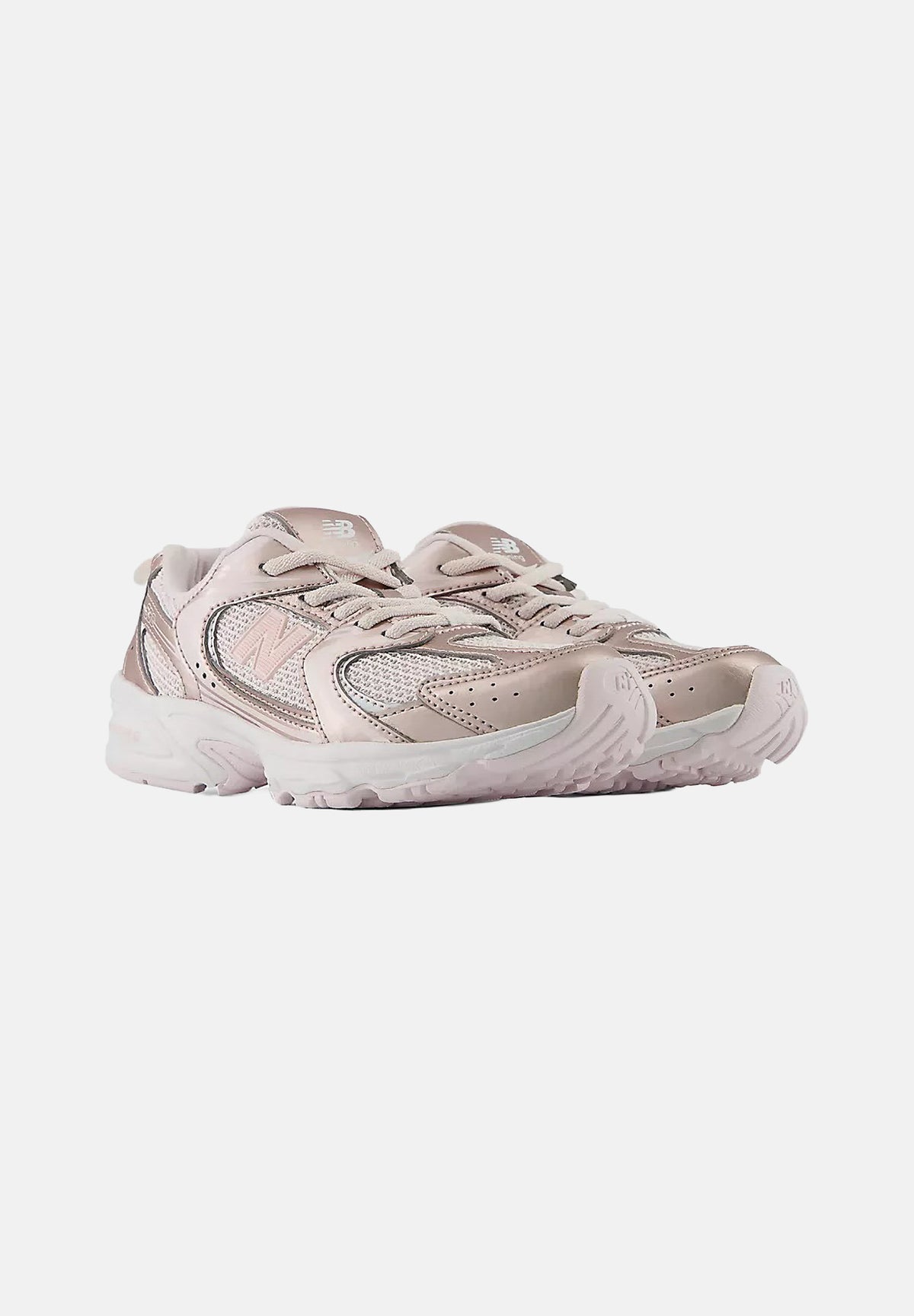 NEW BALANCE Sneakers 530 BUNGEE LACE rosa cipria da bambina P5302ZV . NEW BALANCE