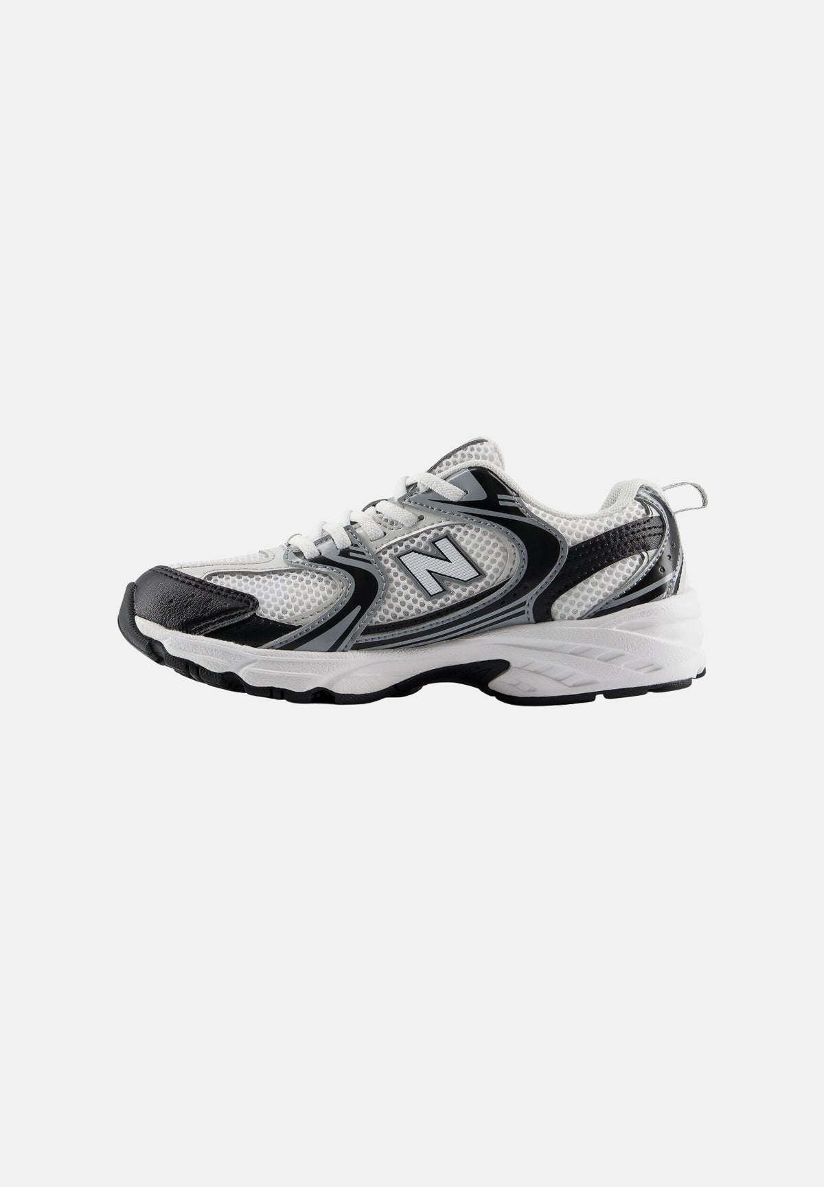 NEW BALANCE Sneakers 530 BUNGEE LACE nera e bianca per bambino e bambina P5304SO . NEW BALANCE