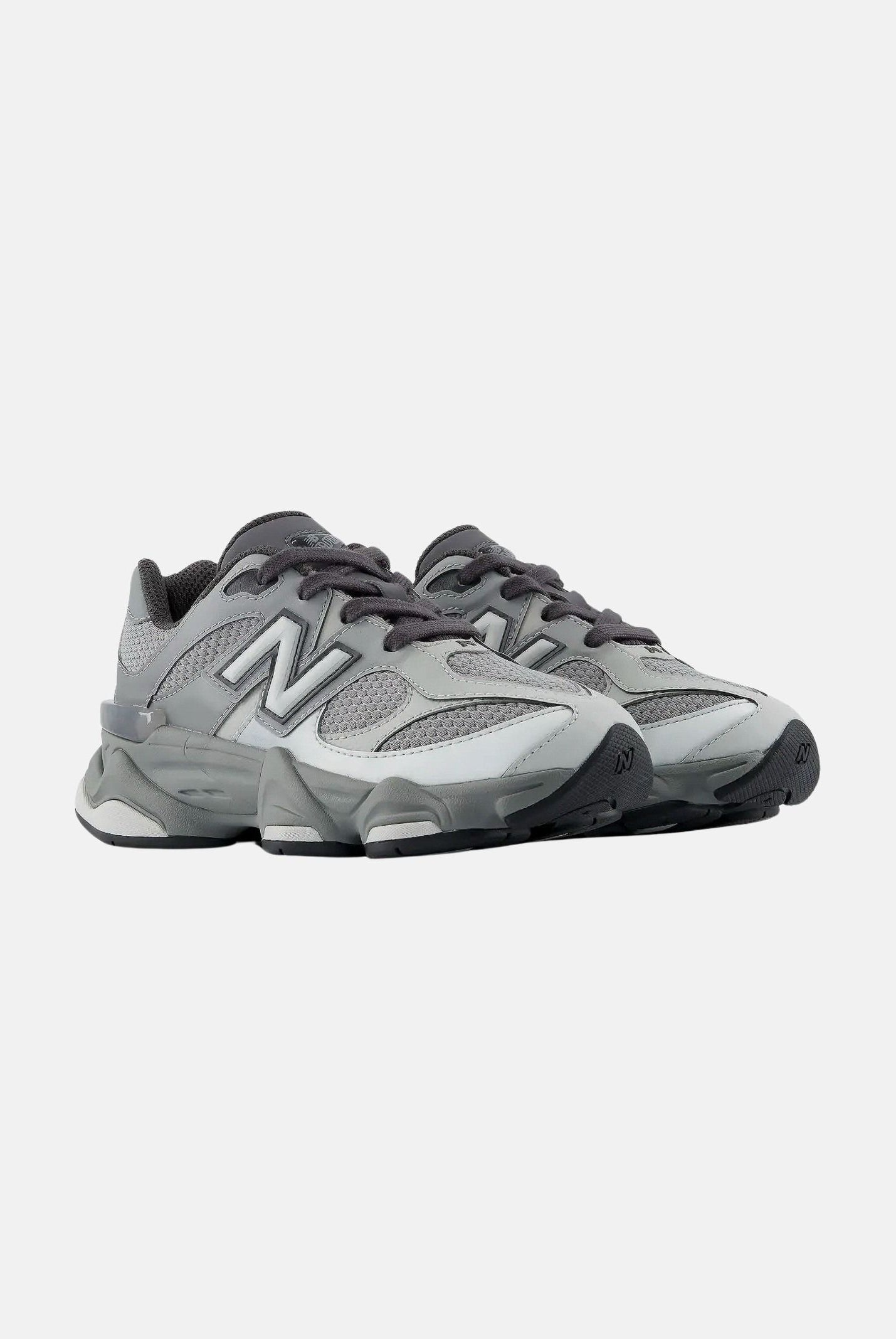 NEW BALANCE Sneakers 9060 LACE KIDS Slate Grey with Harbor Grey, grigio, bambino e bambina P906033P . NEW BALANCE