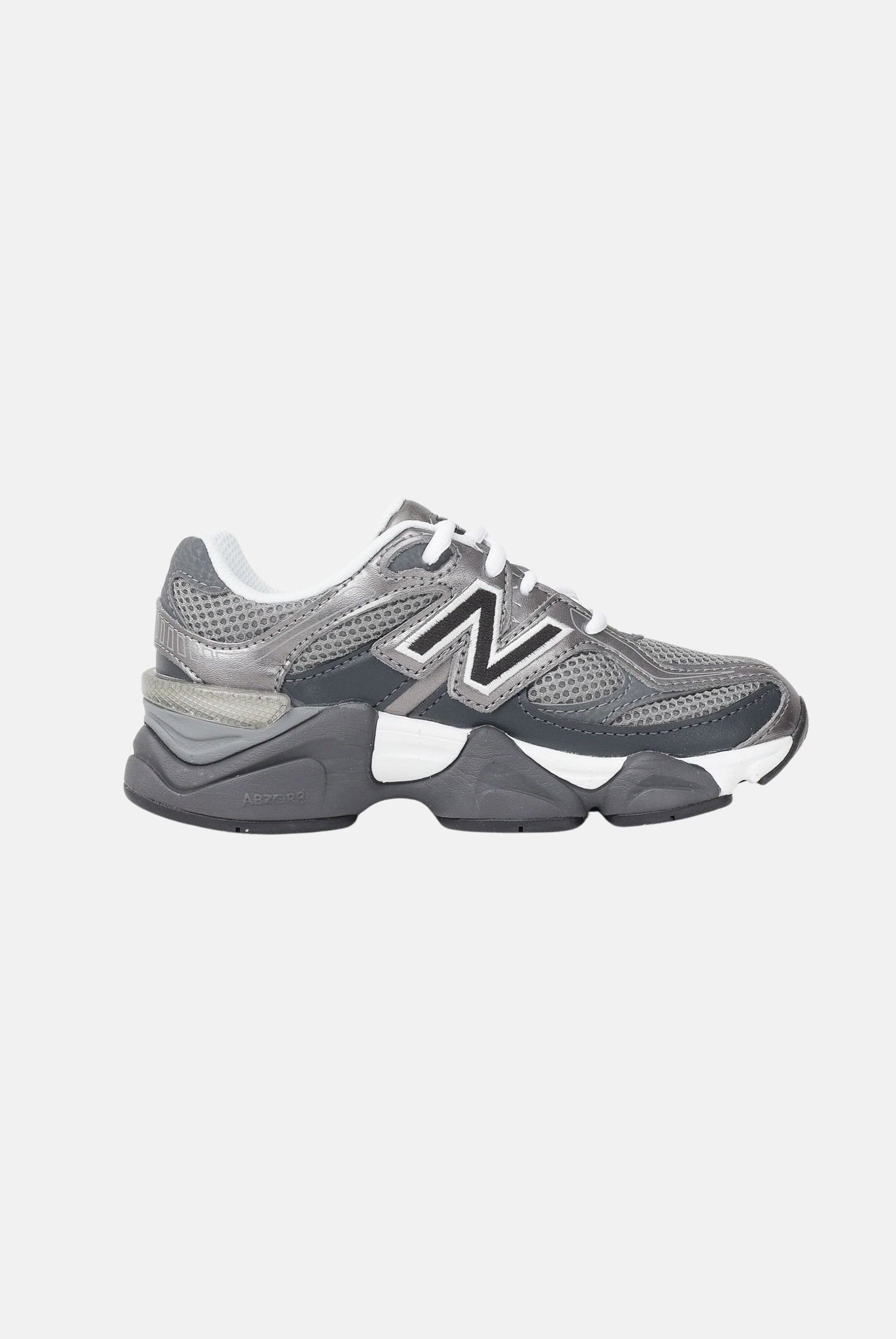NEW BALANCE Sneakers 9060 Lace grigie da bambino e bambina P90603AL . NEW BALANCE