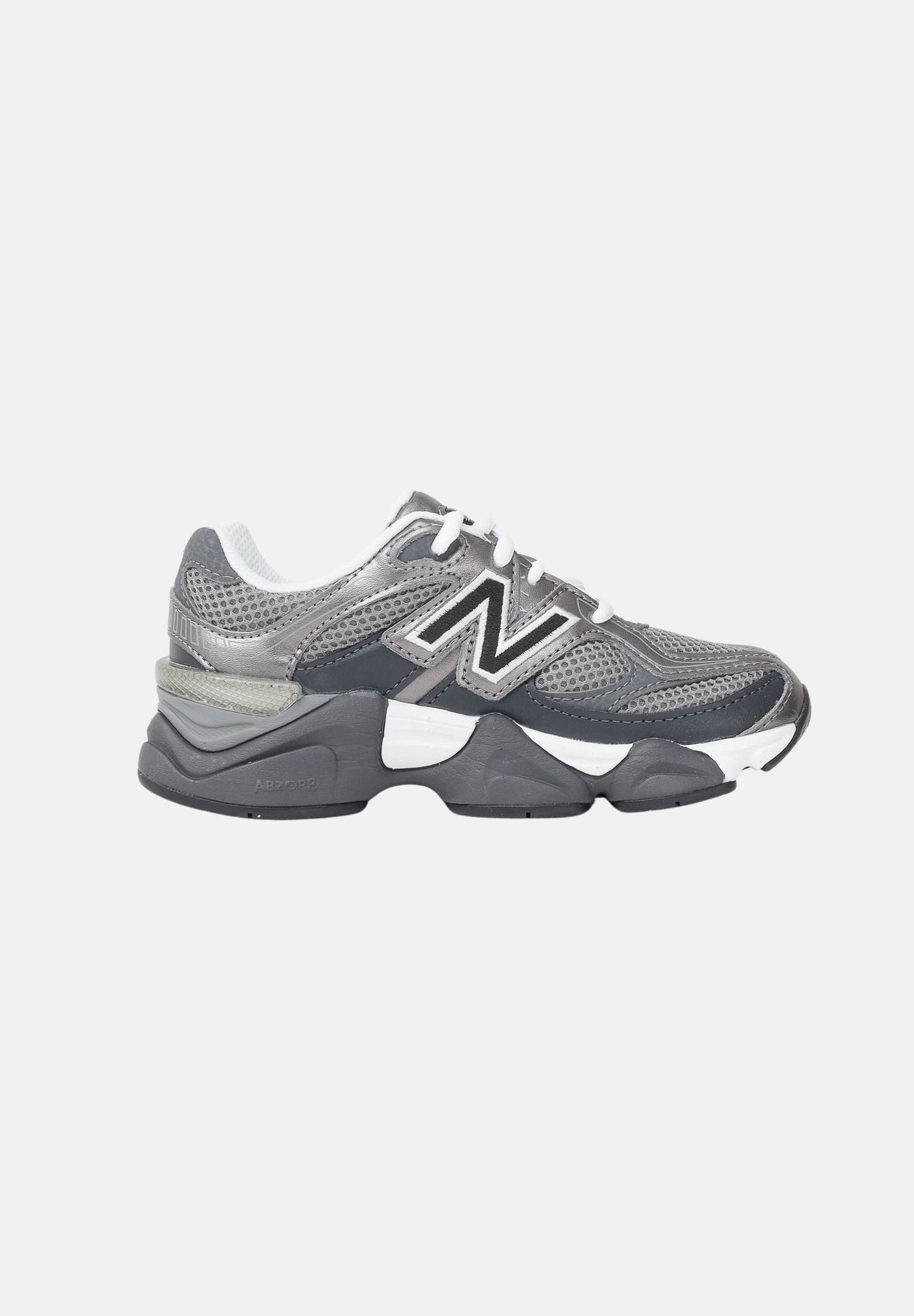 NEW BALANCE Sneakers 9060 Lace grigie da bambino e bambina P90603AL . NEW BALANCE
