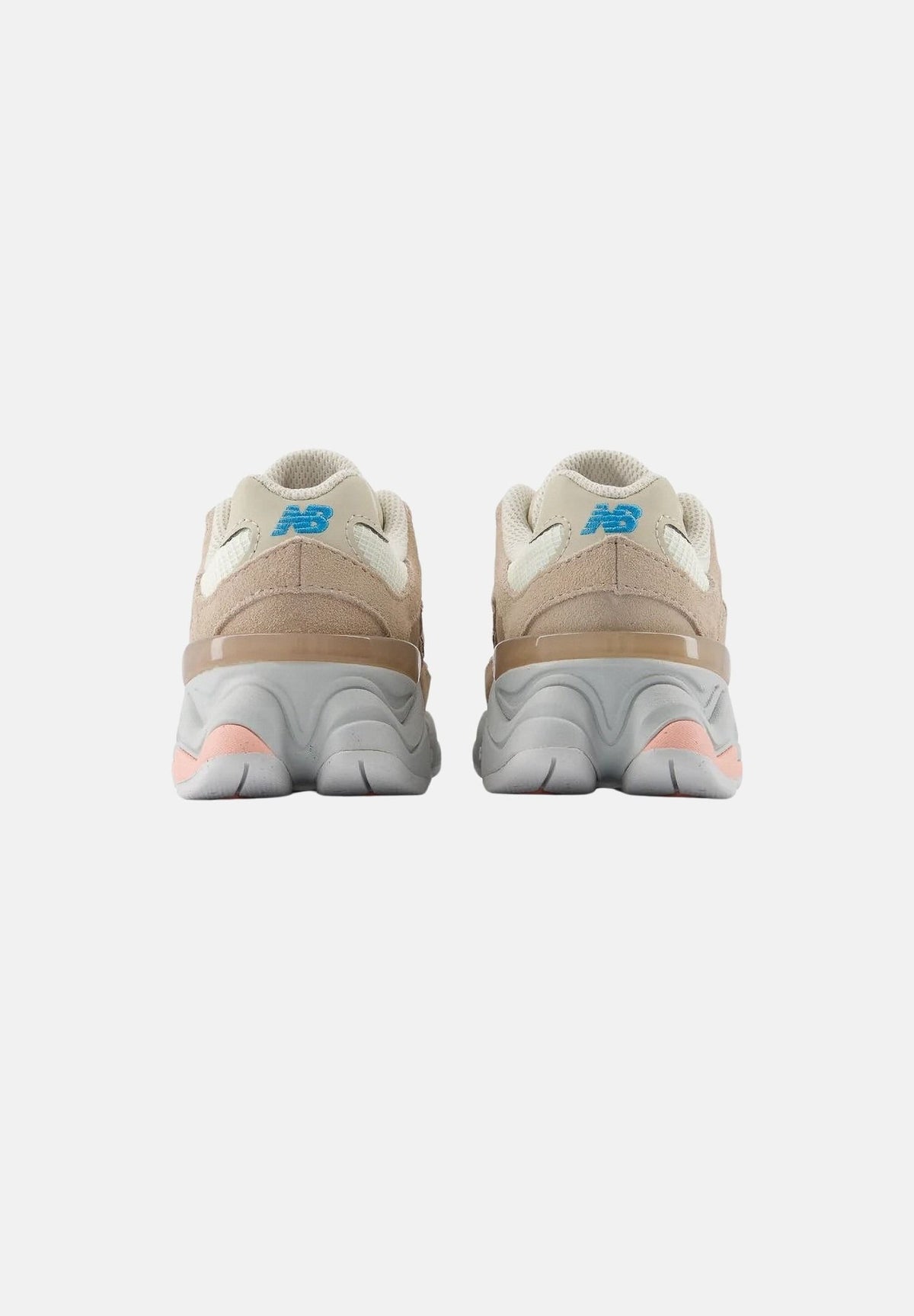 NEW BALANCE Sneakers 9060 LACE grigio e beige chiaro per bambino e bambina P90603IL . NEW BALANCE
