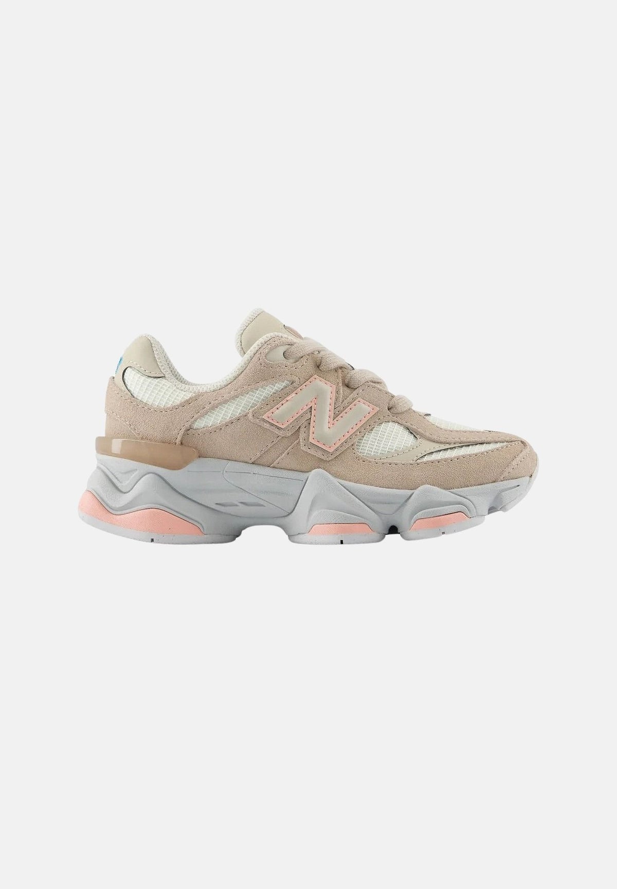 NEW BALANCE Sneakers 9060 LACE grigio e beige chiaro per bambino e bambina P90603IL . NEW BALANCE