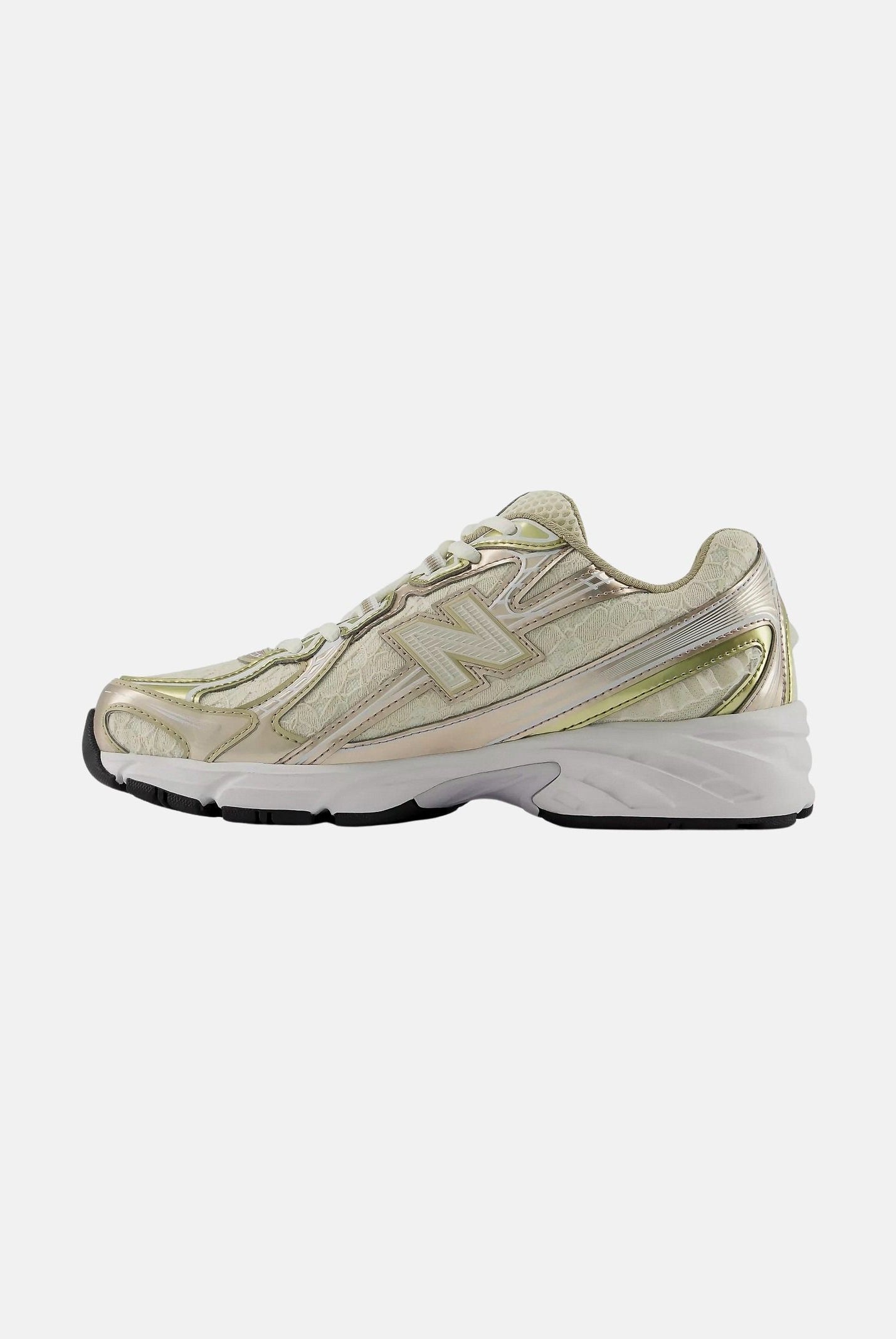 NEW BALANCE Sneakers 740 Sea Salt with Silver Metallic, beige chiaro e argento, da uomo e donna U7407DS . NEW BALANCE