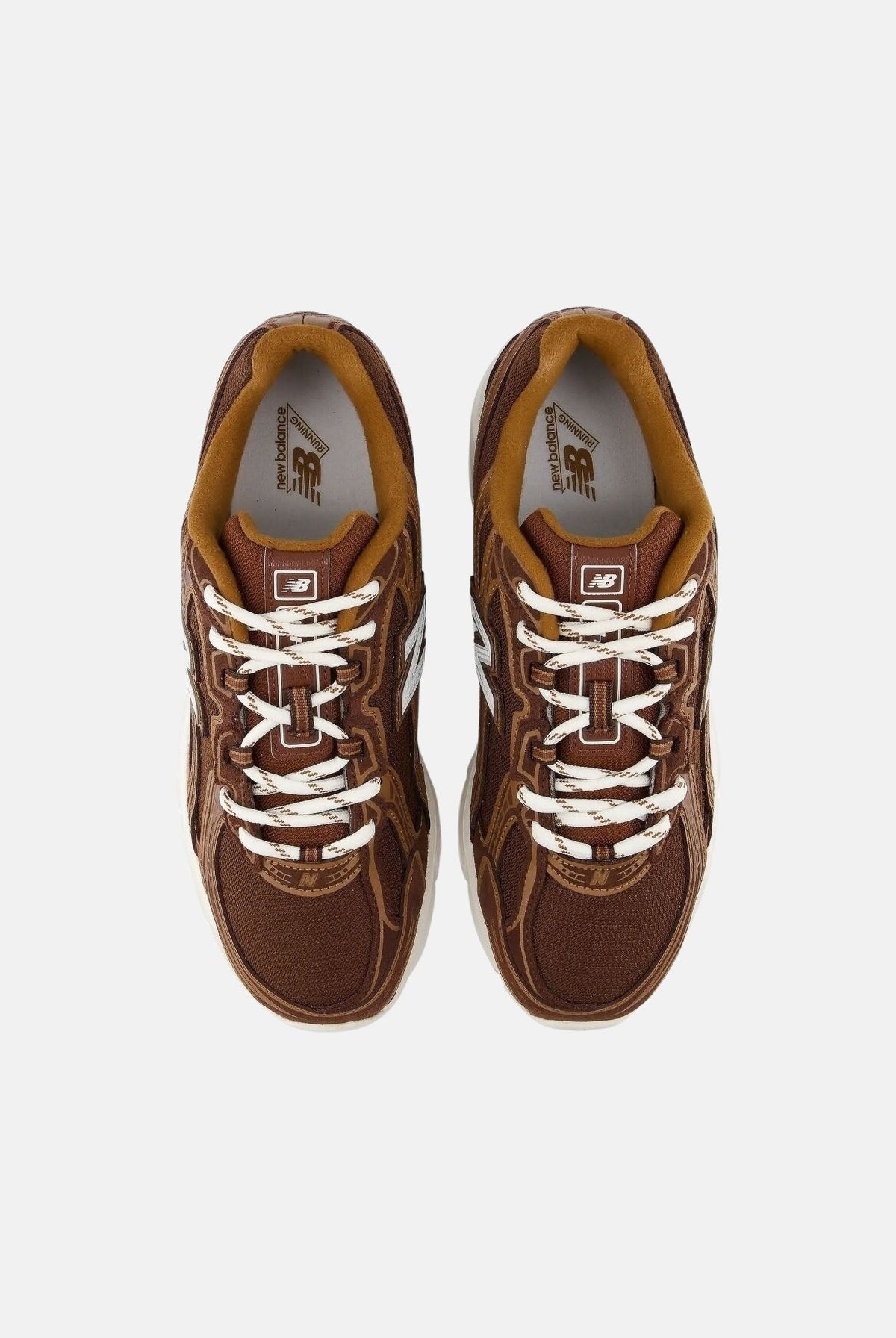 NEW BALANCE Sneakers 740 marrone scuro e panna per uomo e donna U7407IK . NEW BALANCE