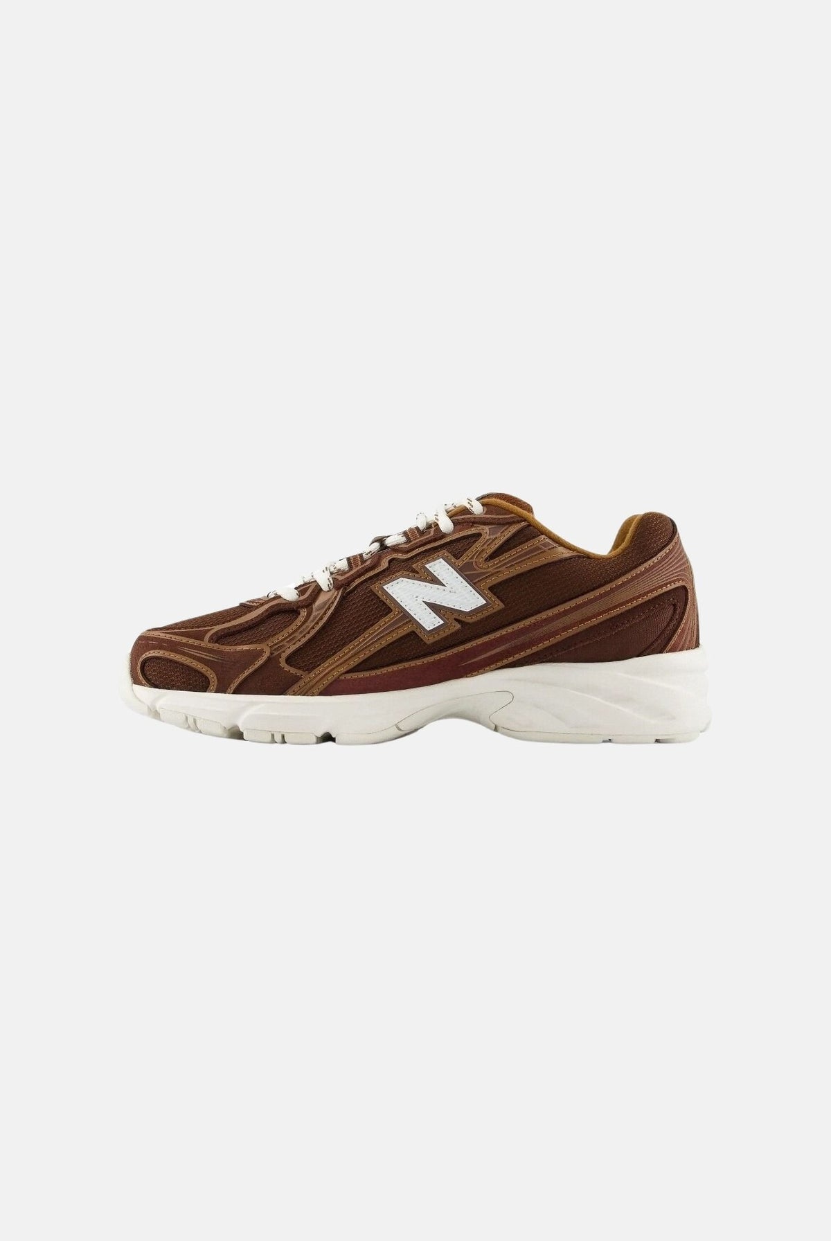 NEW BALANCE Sneakers 740 marrone scuro e panna per uomo e donna U7407IK . NEW BALANCE
