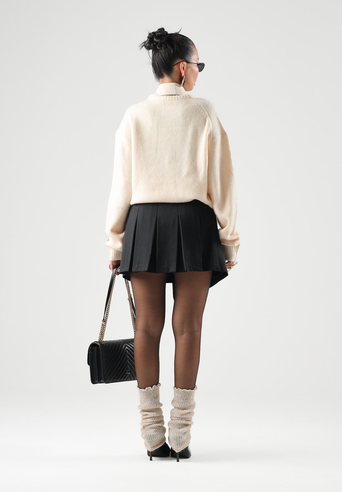 NEW ERA Maglione girocollo NEW ERA HERITAGE CONNECT KNIT SWEATER Cream panna chiaro per uomo e donna 60897453 . NEW ERA