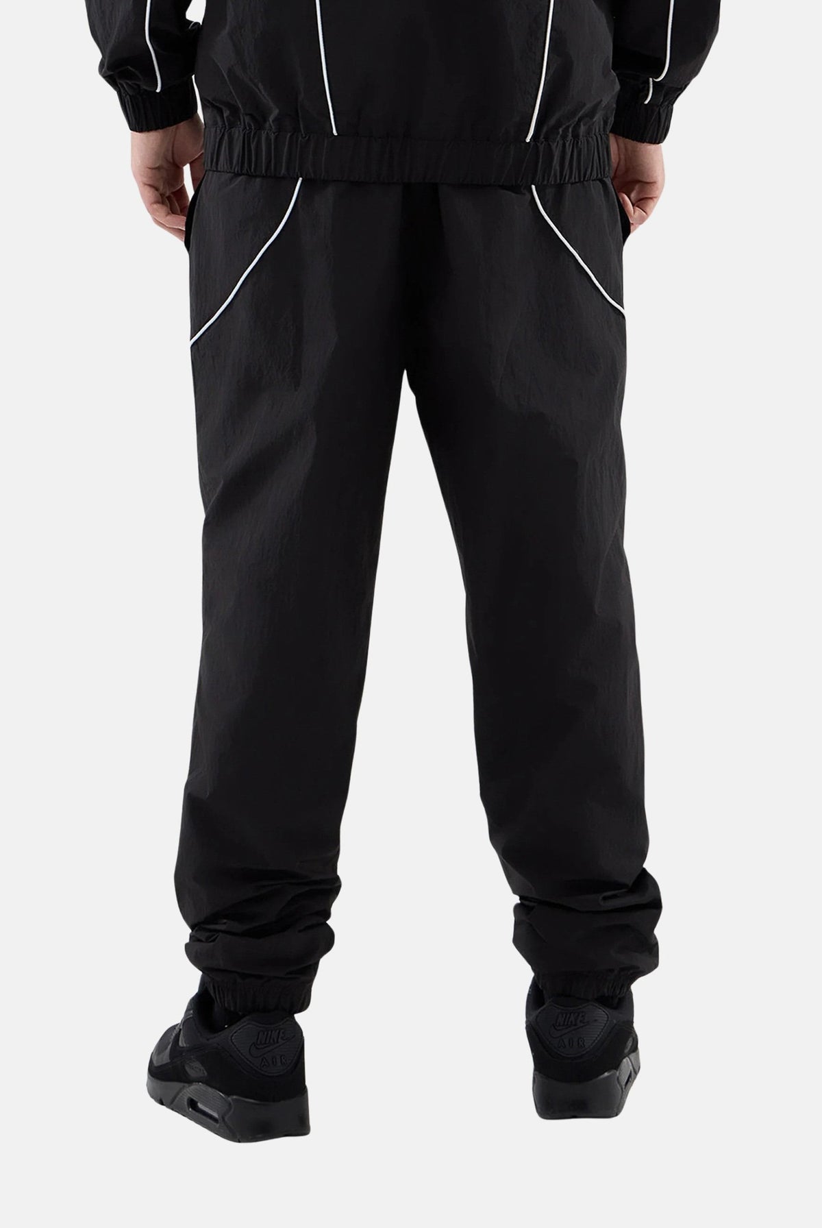 NEW ERA Pantaloni sportivi nero scuro per uomo e donna con mini logo laterale 60897501 . NEW ERA