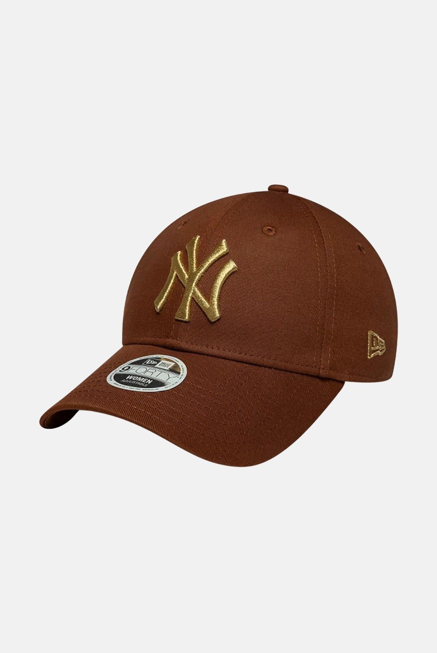 NEW ERA Cappello con visiera 9FORTY NEW YORK YANKEES MLB METALLIC marrone per uomo e donna 60915780 . NEW ERA