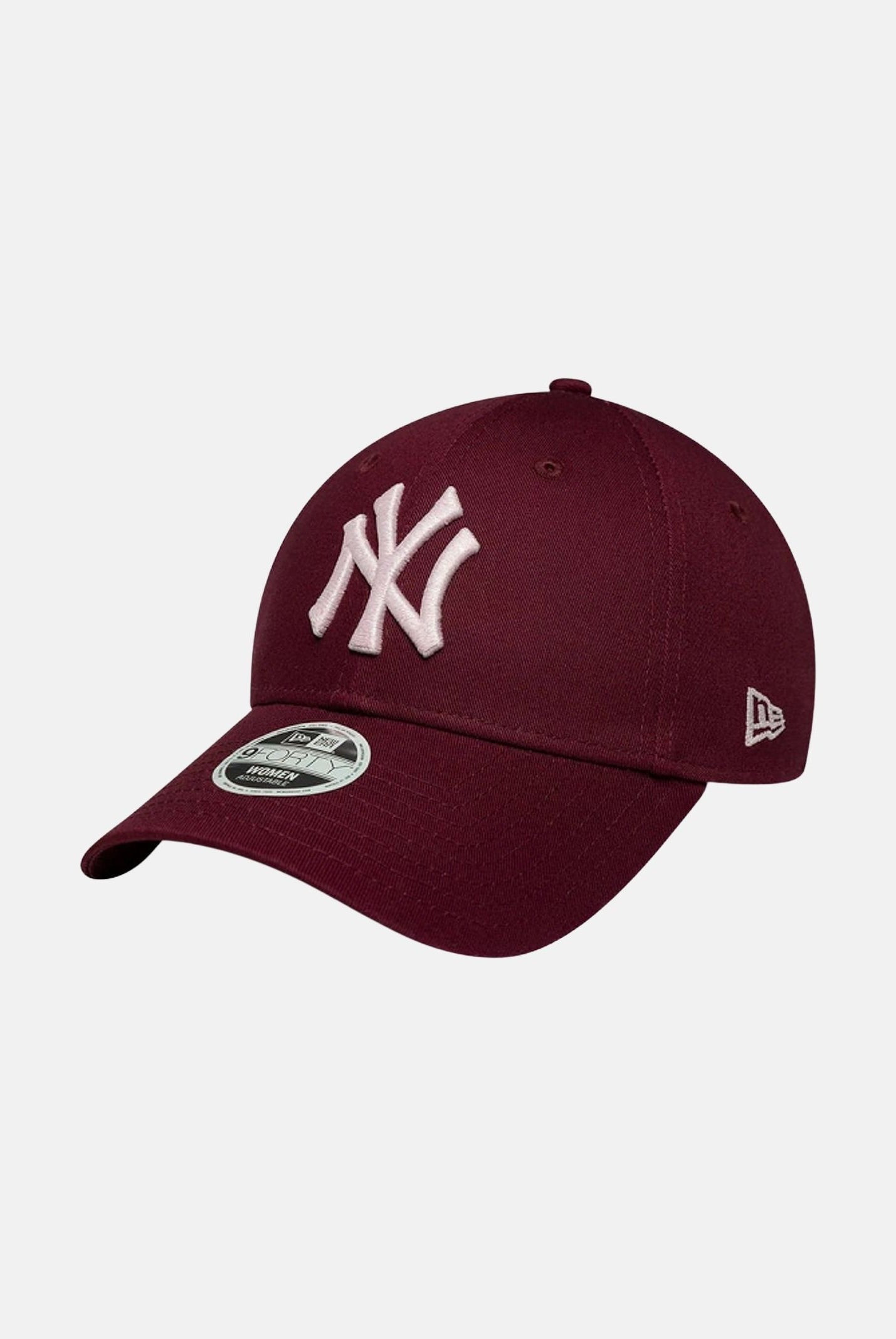 NEW ERA Cappello con visiera 9FORTY NEW YORK YANKEES MLB METALLIC bordeaux per uomo e donna 60915782 . NEW ERA