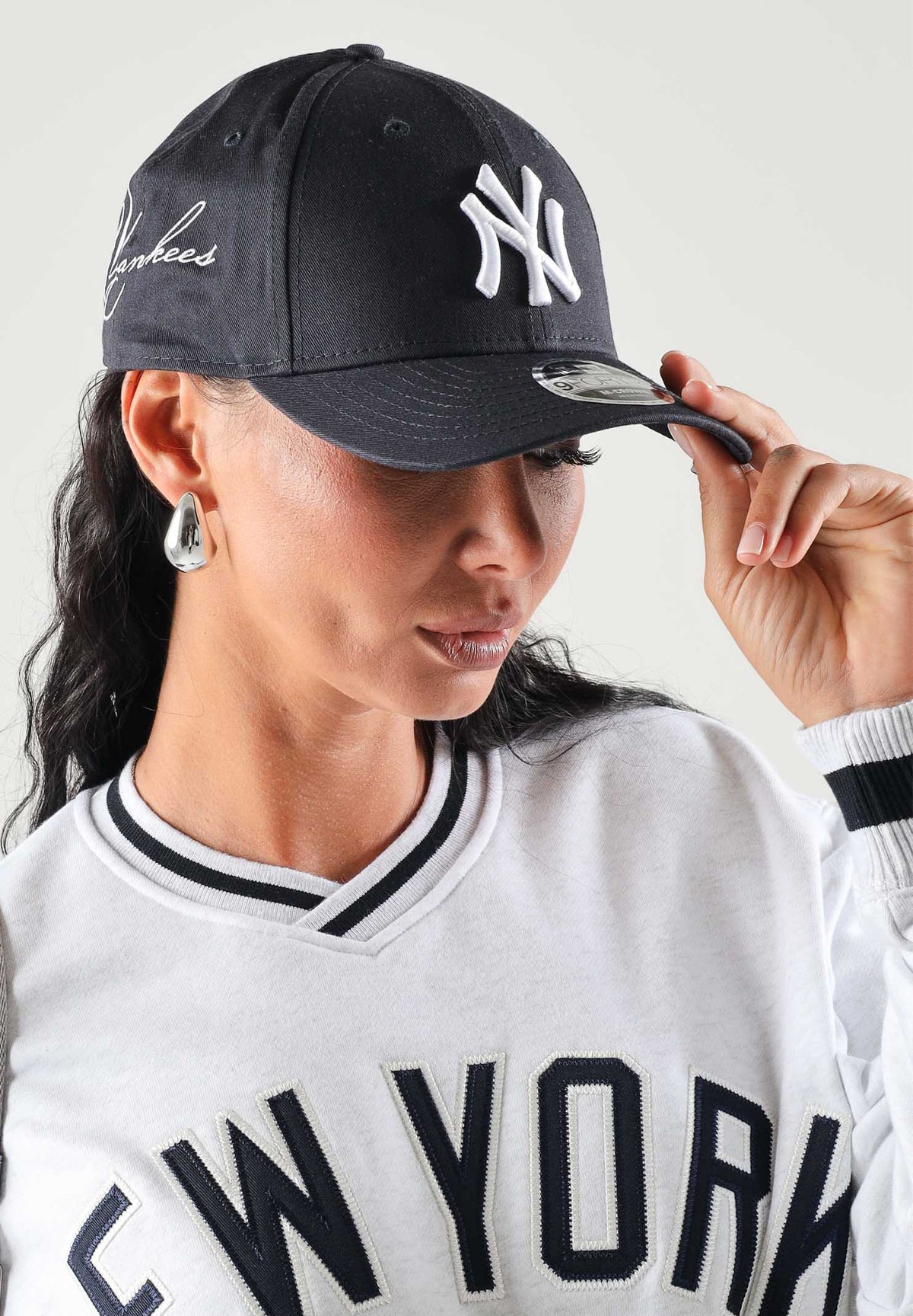 NEW ERA Cappello con visiera 9FORTY M-CROWN NEW YORK navy-blu per uomo e donna 60915789 . NEW ERA