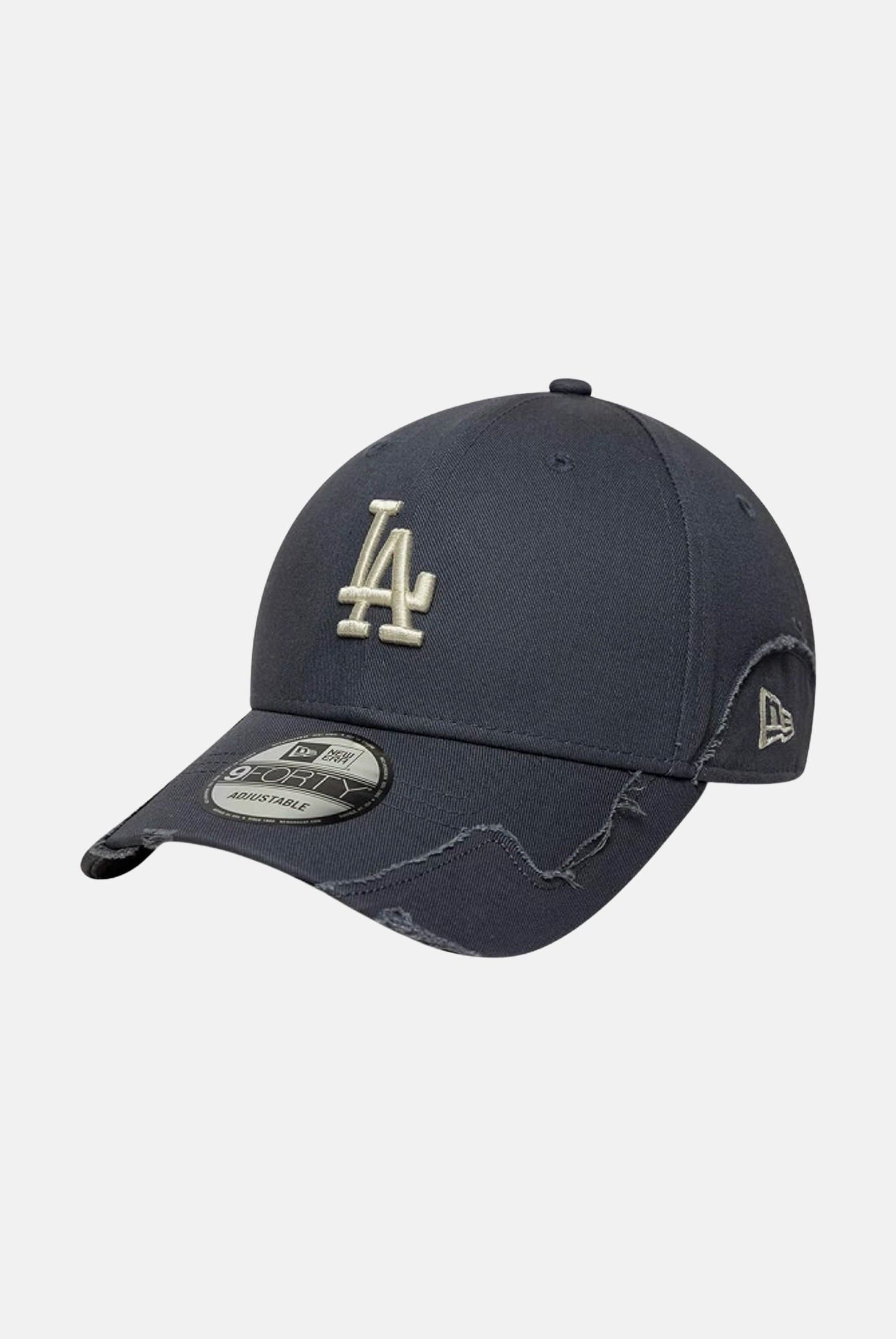 NEW ERA Cappello con visiera 9FORTY LA DODGERS grigio antracite per uomo e donna con logo LA ricamato 60915871 . NEW ERA