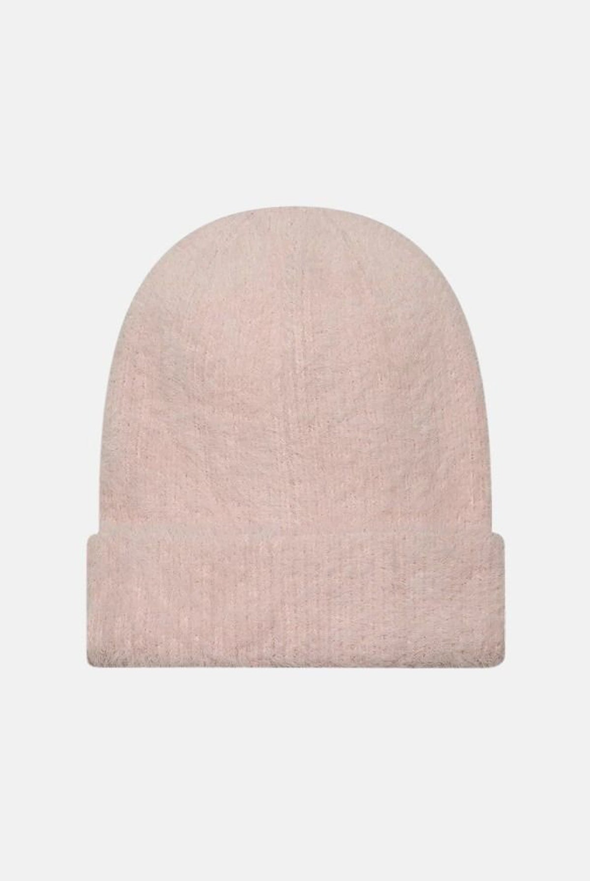 NEW ERA Berretto di lana Beanie rosa per donna con risvolto e maxi logo NY ricamato a contrasto. 60915884 . NEW ERA
