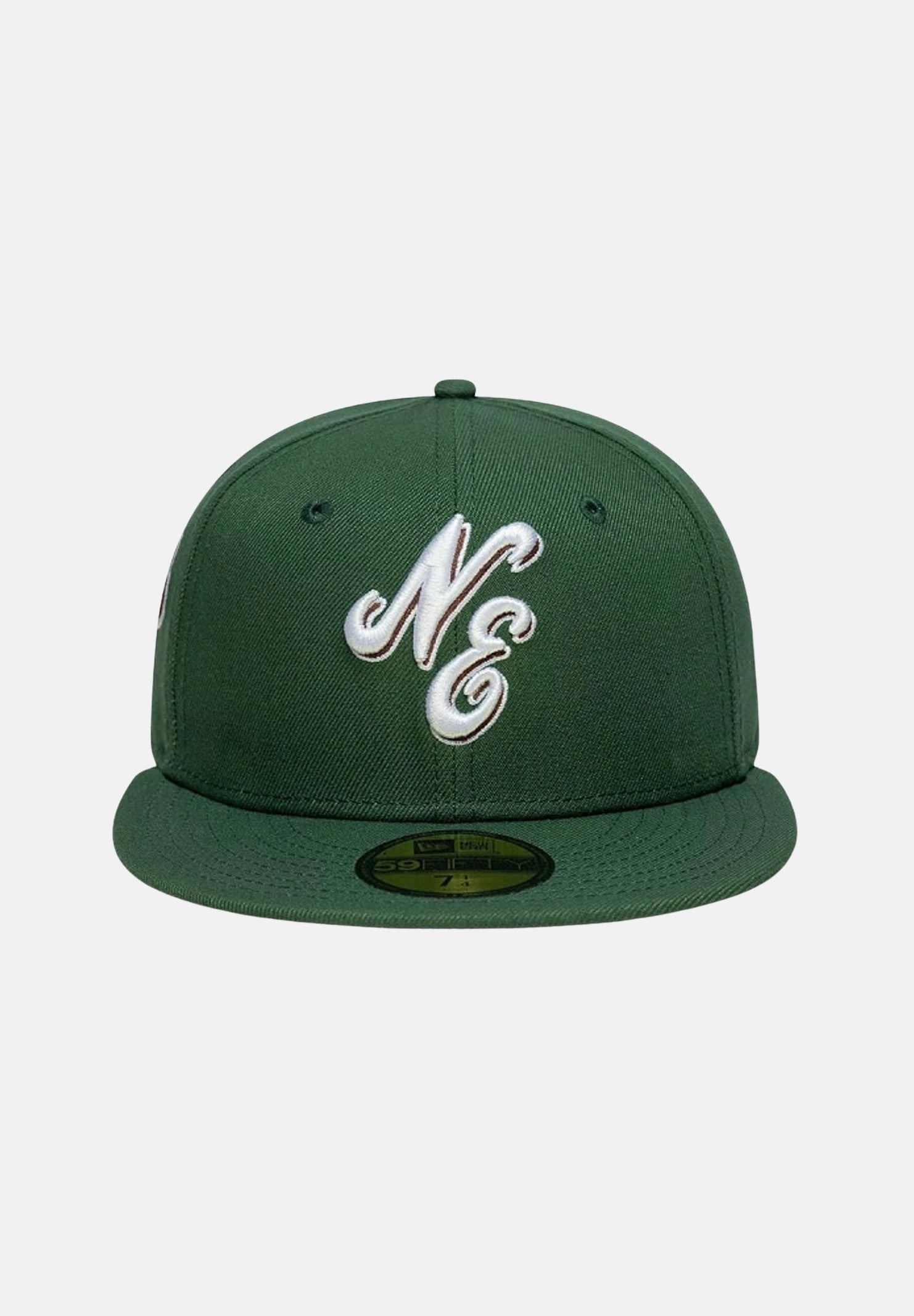 NEW ERA Cappello con visiera dritta 59FIFTY NEW YORK verde per uomo e donna 60915976 . NEW ERA