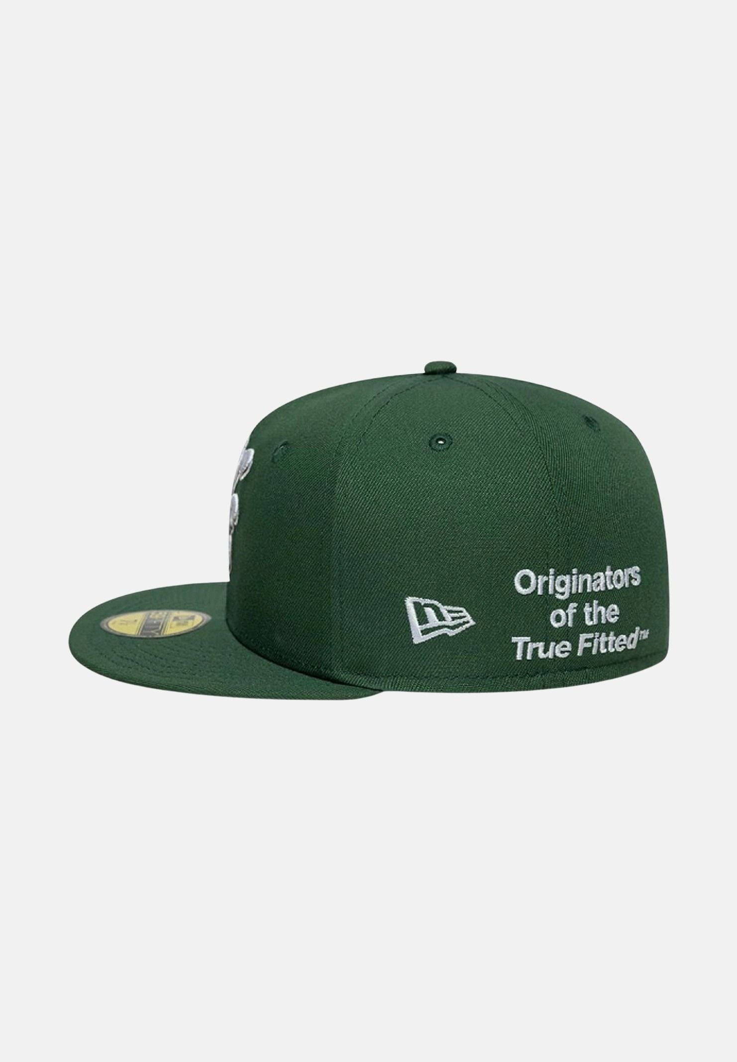 NEW ERA Cappello con visiera dritta 59FIFTY NEW YORK verde per uomo e donna 60915976 . NEW ERA