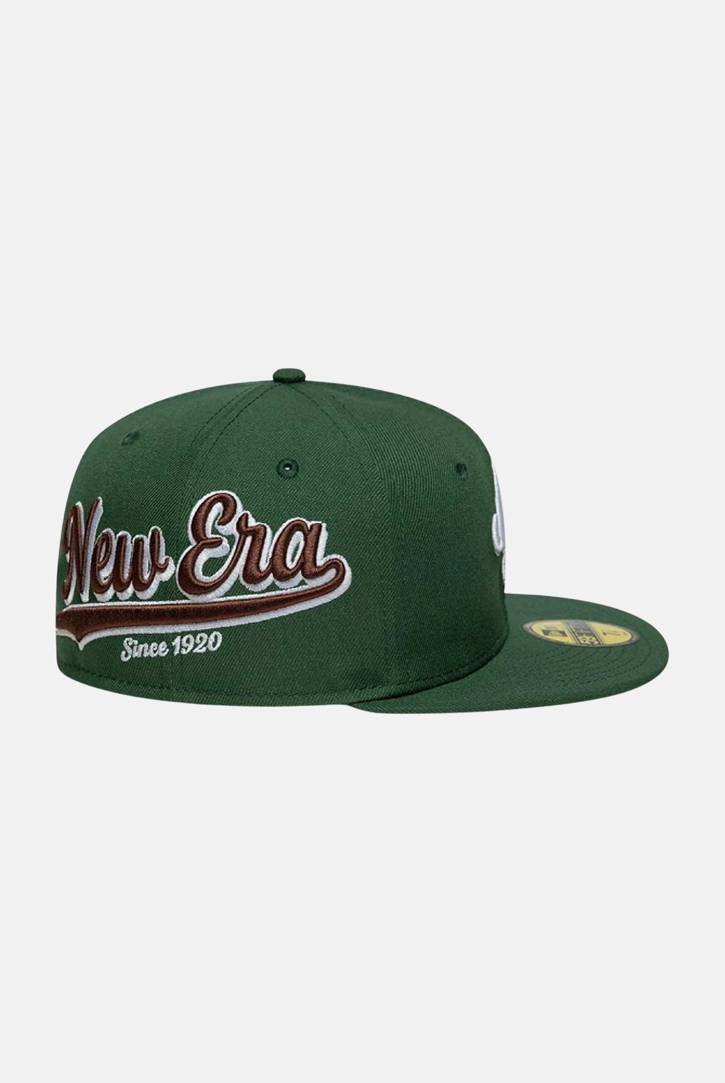 NEW ERA Cappello con visiera dritta 59FIFTY NEW YORK verde per uomo e donna 60915976 . NEW ERA