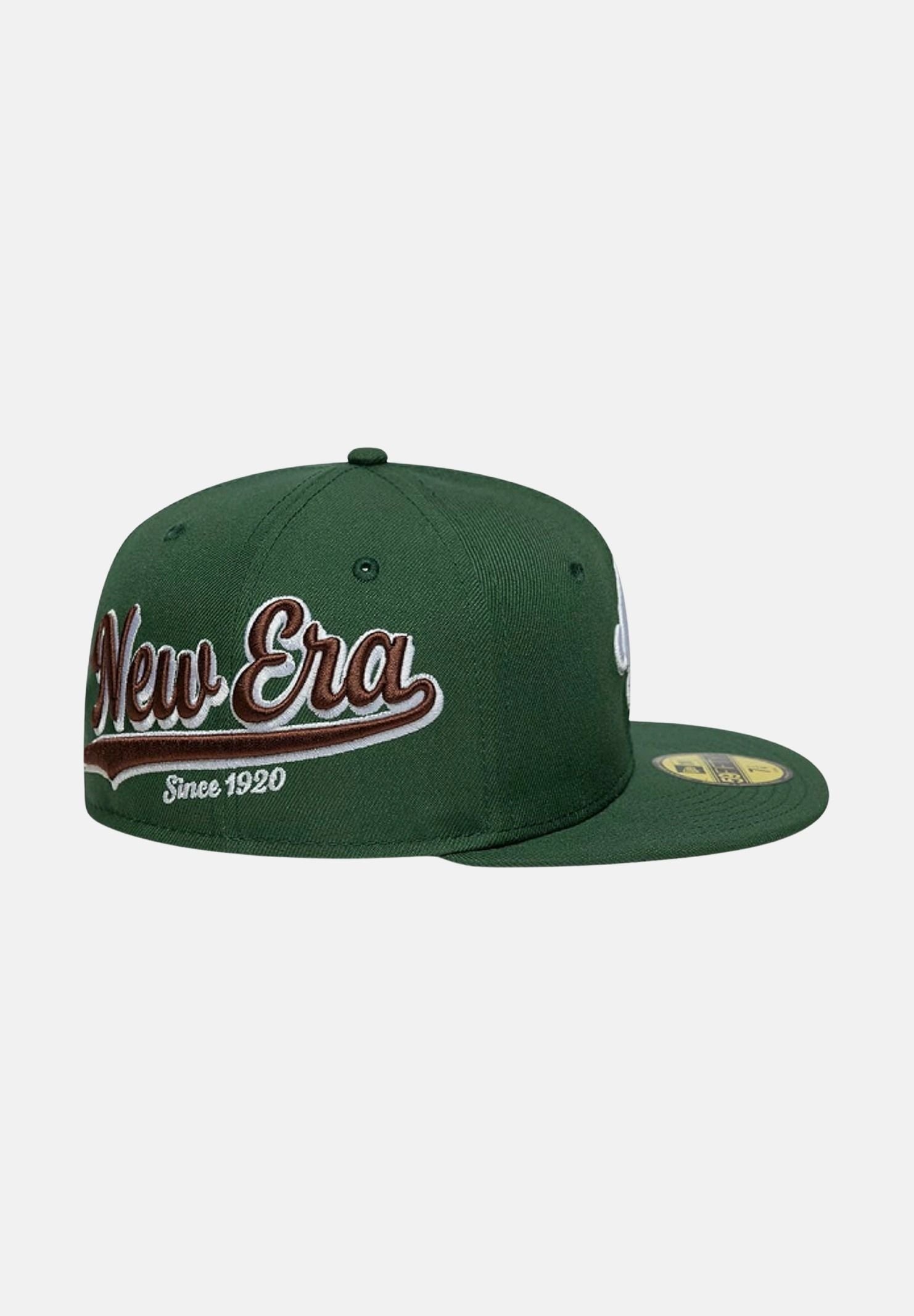 NEW ERA Cappello con visiera dritta 59FIFTY NEW YORK verde per uomo e donna 60915976 . NEW ERA