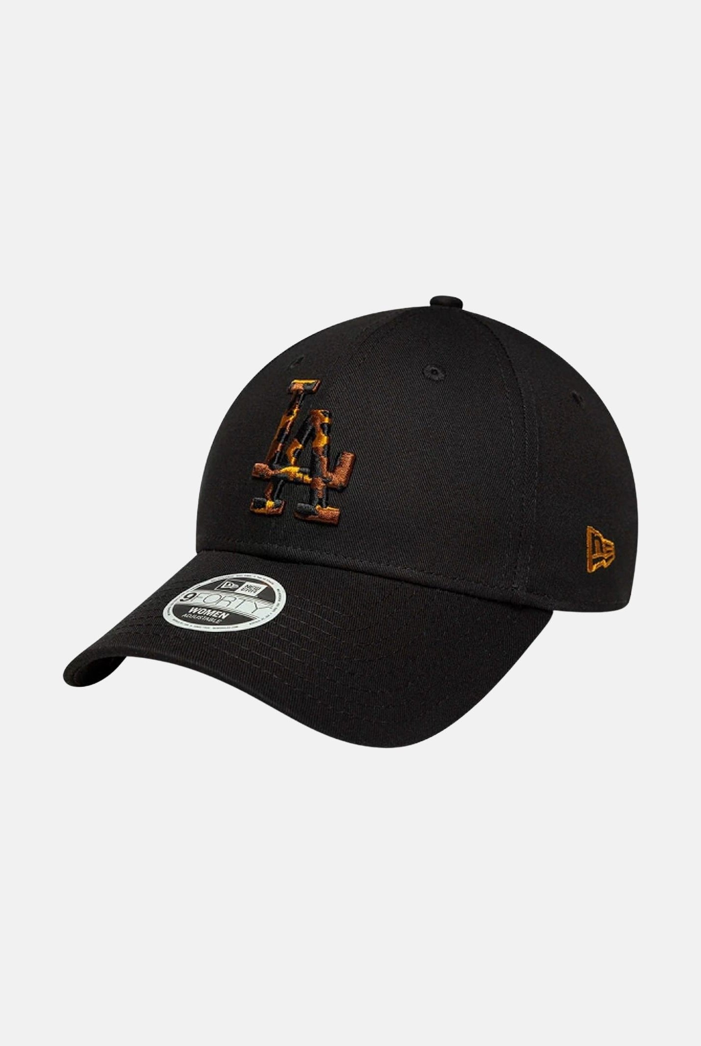 NEW ERA Cappello con visiera 9FORTY NEW YORK nero da donna con logo maculato 60915979 . NEW ERA