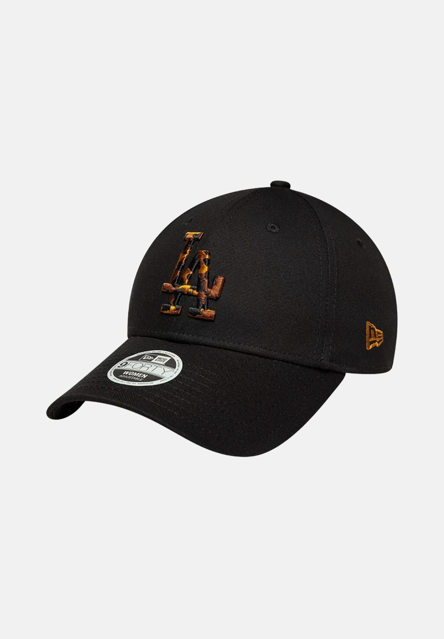 NEW ERA Cappello con visiera 9FORTY NEW YORK nero da donna con logo maculato 60915979 . NEW ERA
