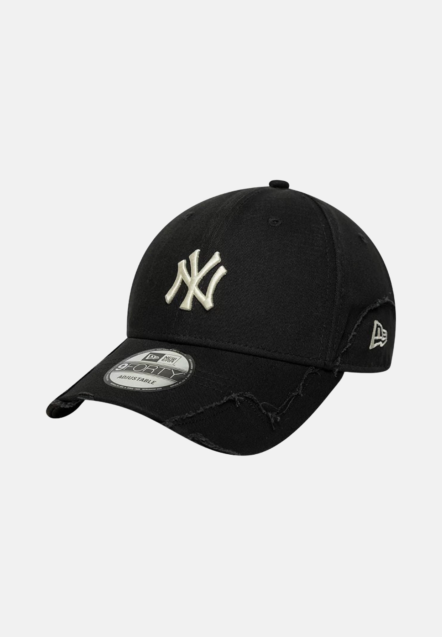NEW ERA Cappello con visiera 9FORTY NEW YORK YANKEE nero per uomo e donna 60915981 . NEW ERA