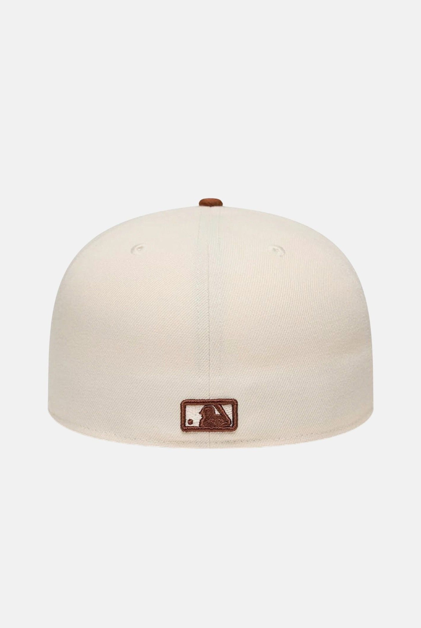 NEW ERA Cappello con visiera dritta 59FIFTY NEW YORK crema e marrone per uomo e donna 60951074 . NEW ERA