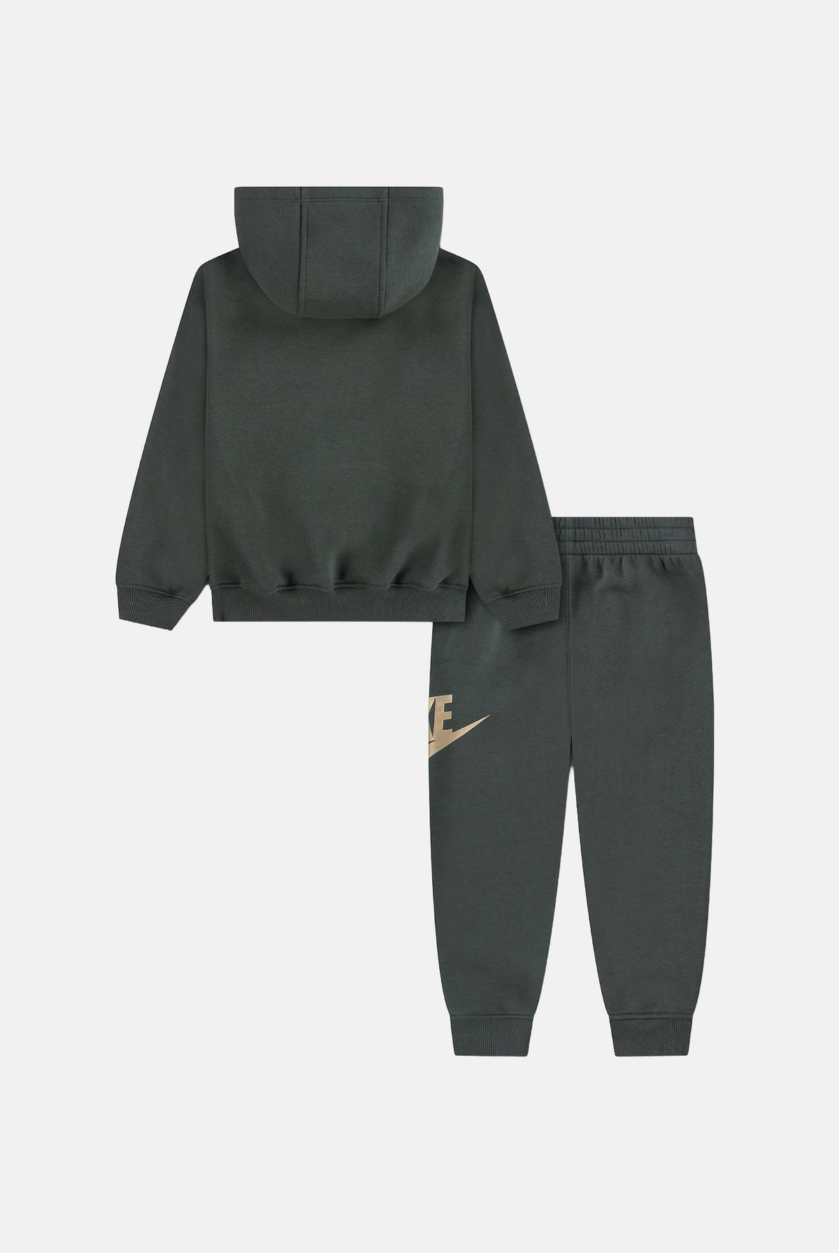 NIKE Tuta CLUB FLEECE 2-PIECE SET grigio antracite e oro beige per neonato 66L135 FH3 NIKE
